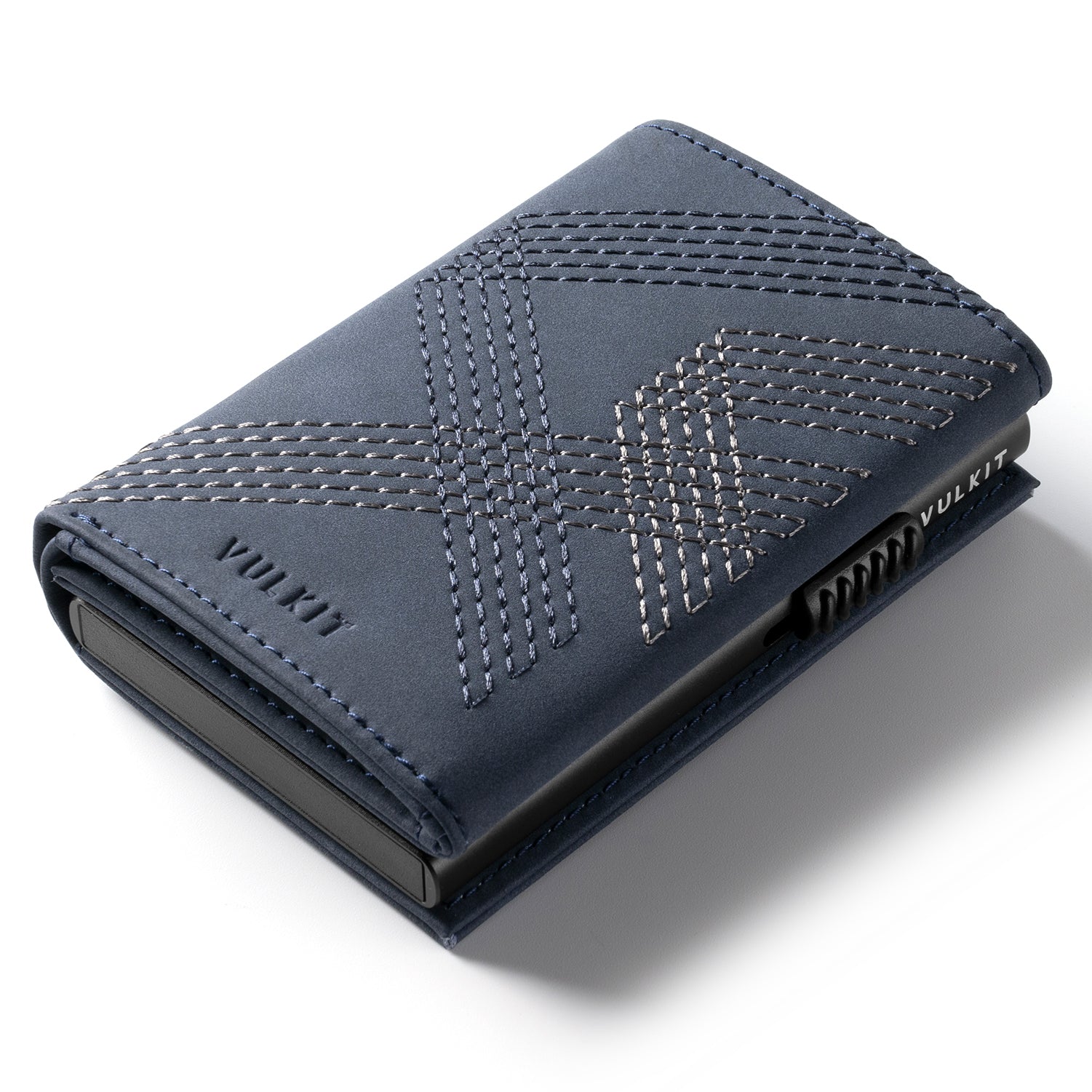 VC302 Limited Edition Numbered Tri-Fold Wallet with Side Slider & Magnetic Closure - Perfect for Everyday Carry, Travel & Business (Men's RFID Blocking Leather Wallet)