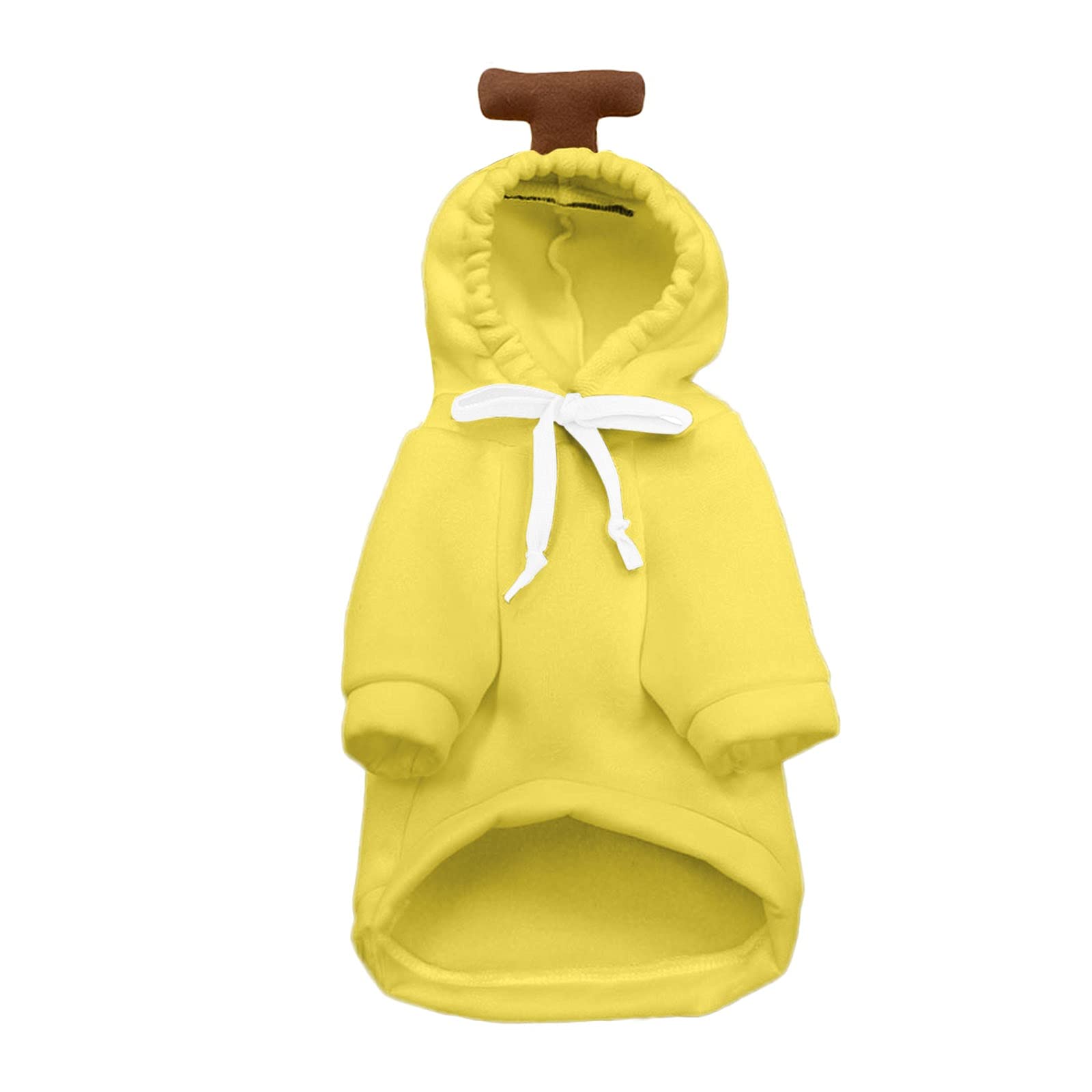 Cute Sleeveless Pet T-Shirt for Small Dogs & Cats - Yellow XS Dog Tank Top | Perfect for Summer Outfits & Pet Photoshoots