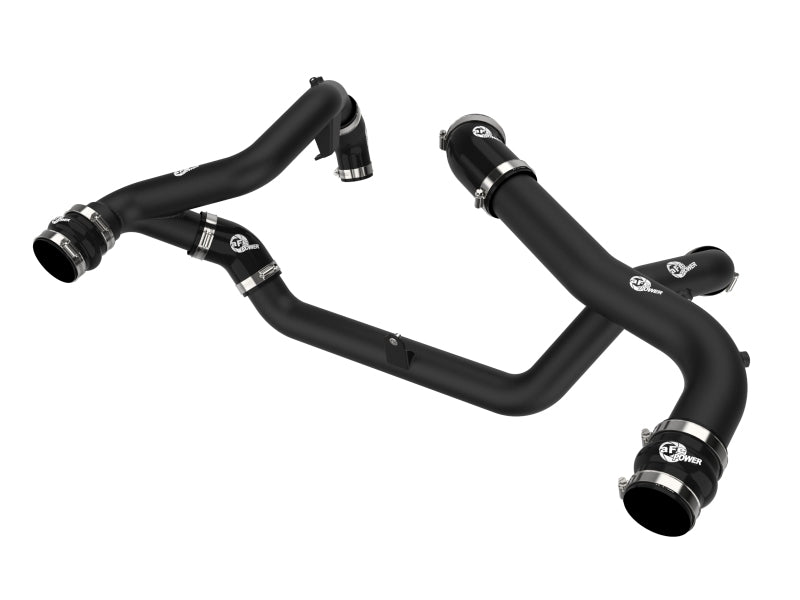 aFe 22-23 Ford Explorer BladeRunner Aluminum Hot & Cold Charge Pipe Kit - Black | Performance Upgrade for Turbocharged Engines | Perfect for Racing & Off-Road Adventures