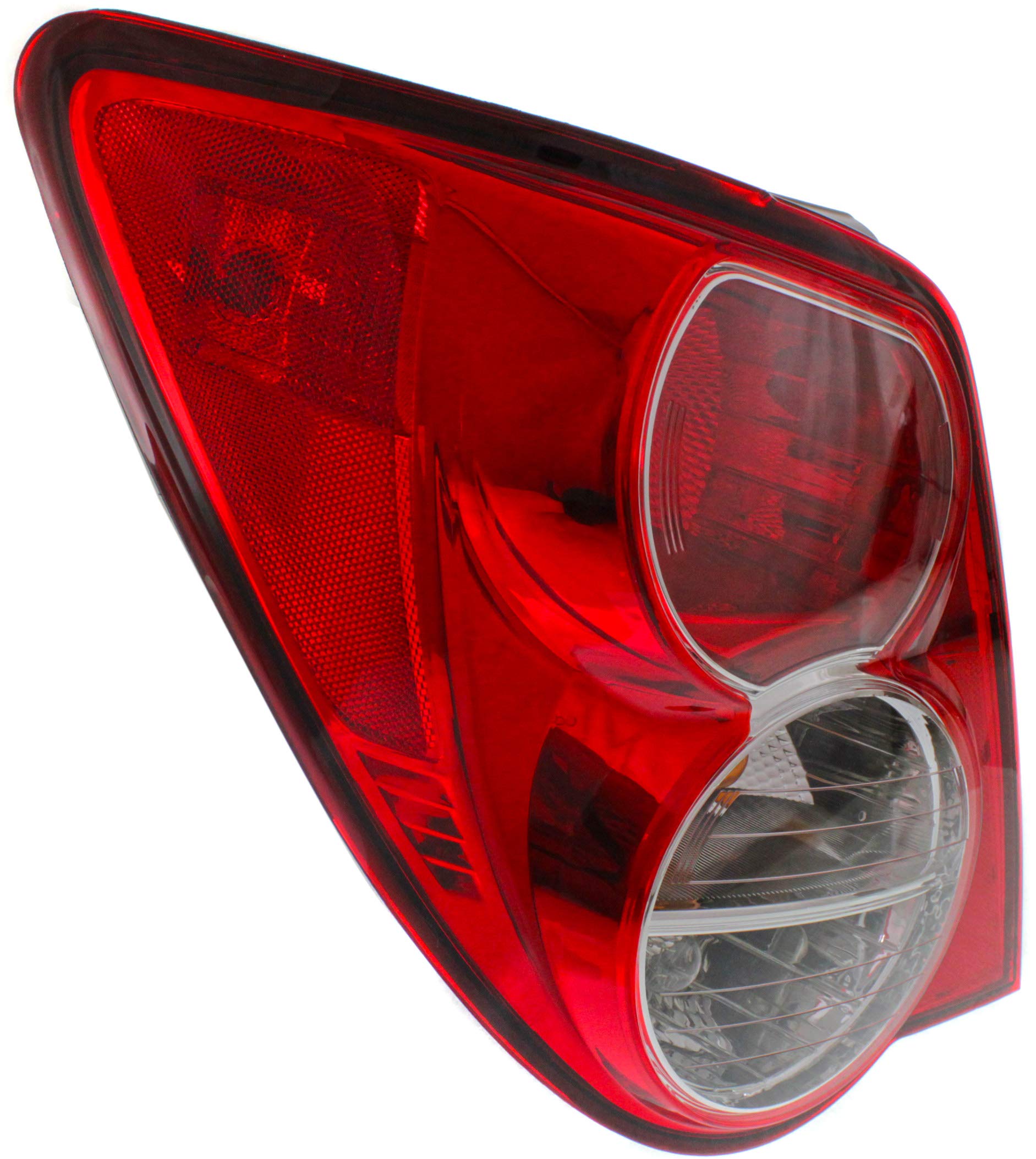 Evan-Fischer Tail Light Assembly Compatible with 2012-2016 Chevrolet Sonic Sedan - Left Driver Side Replacement - Enhances Safety & Style for Night Driving