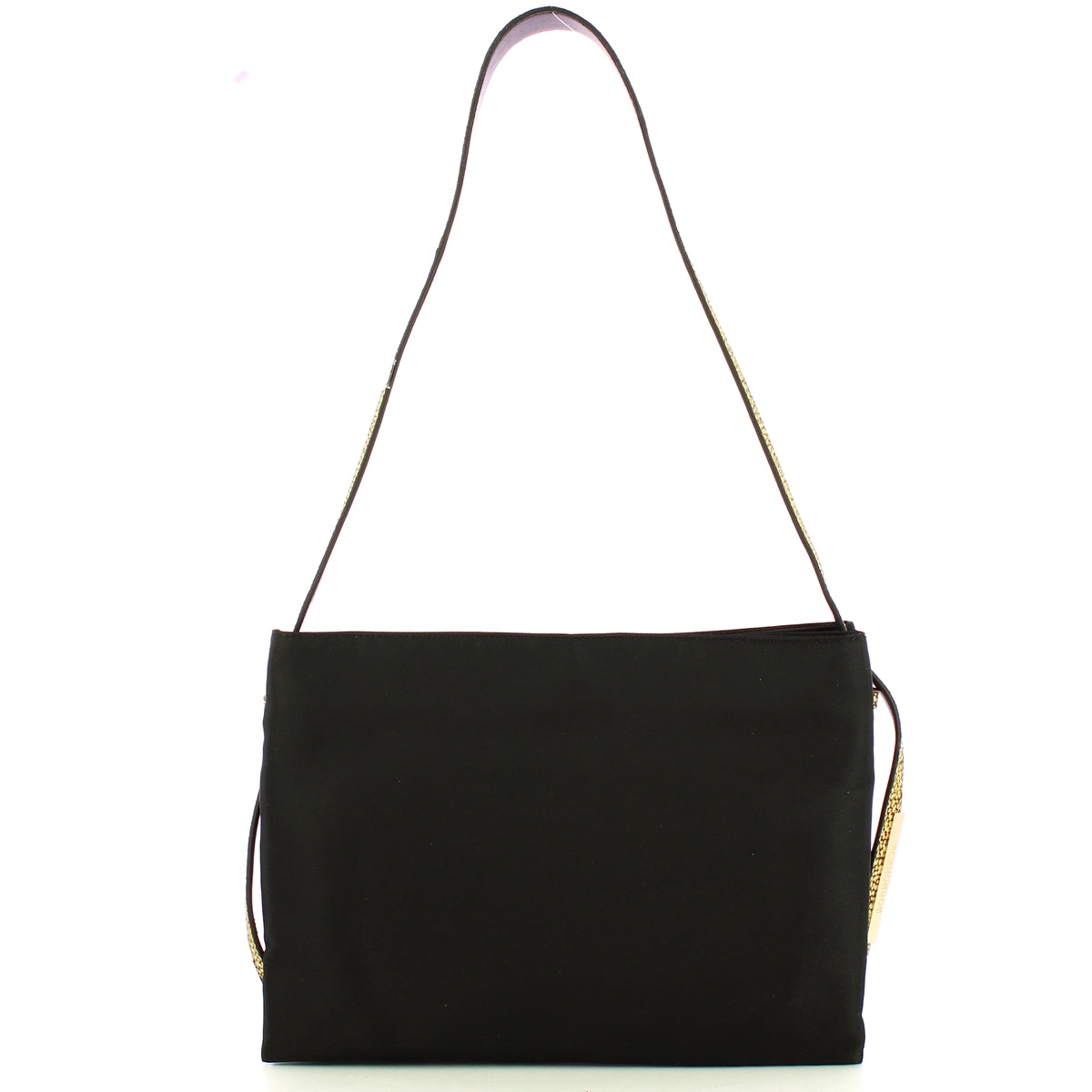 Borbonese Hobo S Nero OP Naturale Shoulder Bag - Genuine Leather Crossbody Purse for Women | Perfect for Work, Travel & Everyday Use