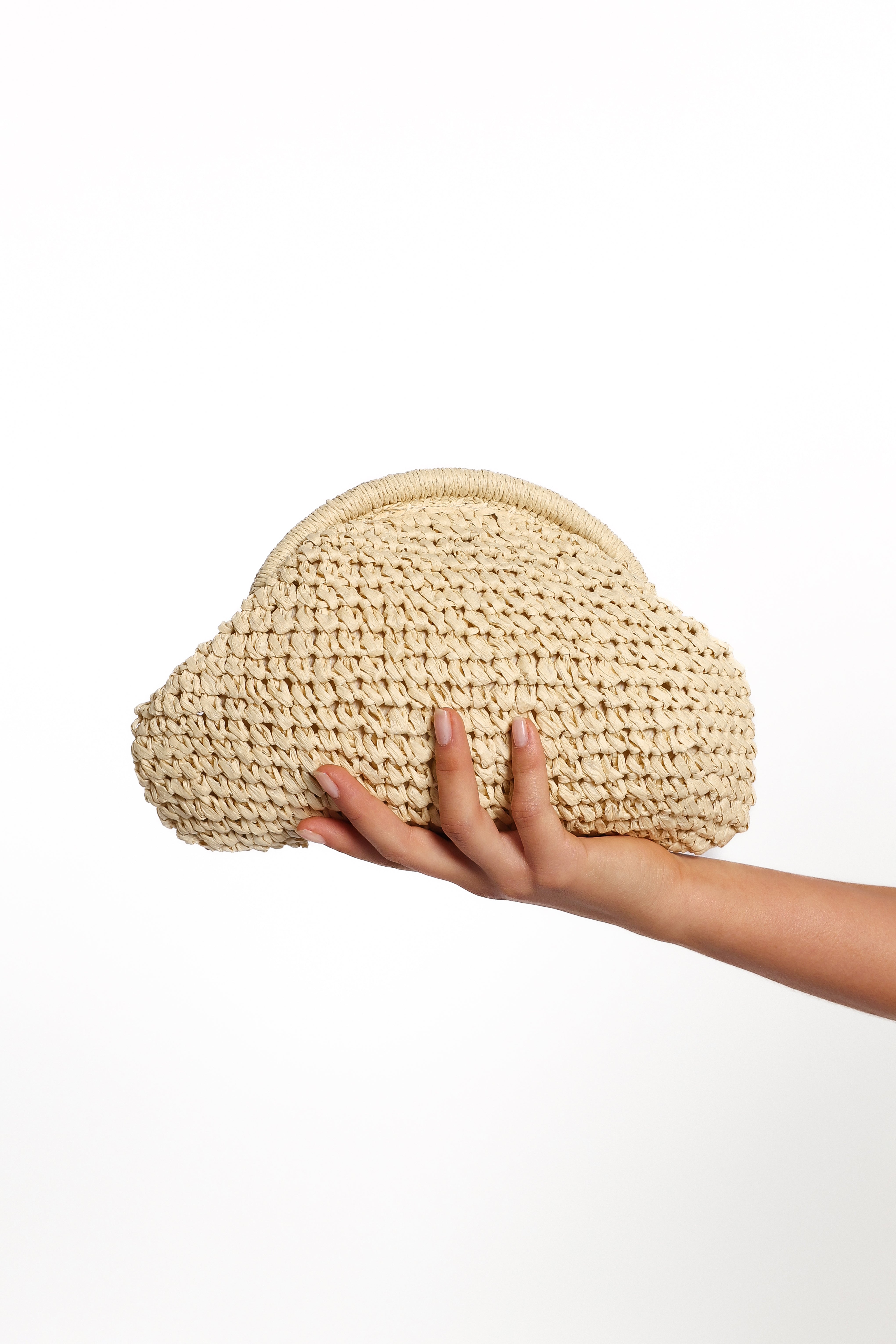 Eco-Friendly Raffia Clutch Bag for Women - Natural Handwoven Straw Purse - Perfect for Beach, Wedding, and Summer Outfits