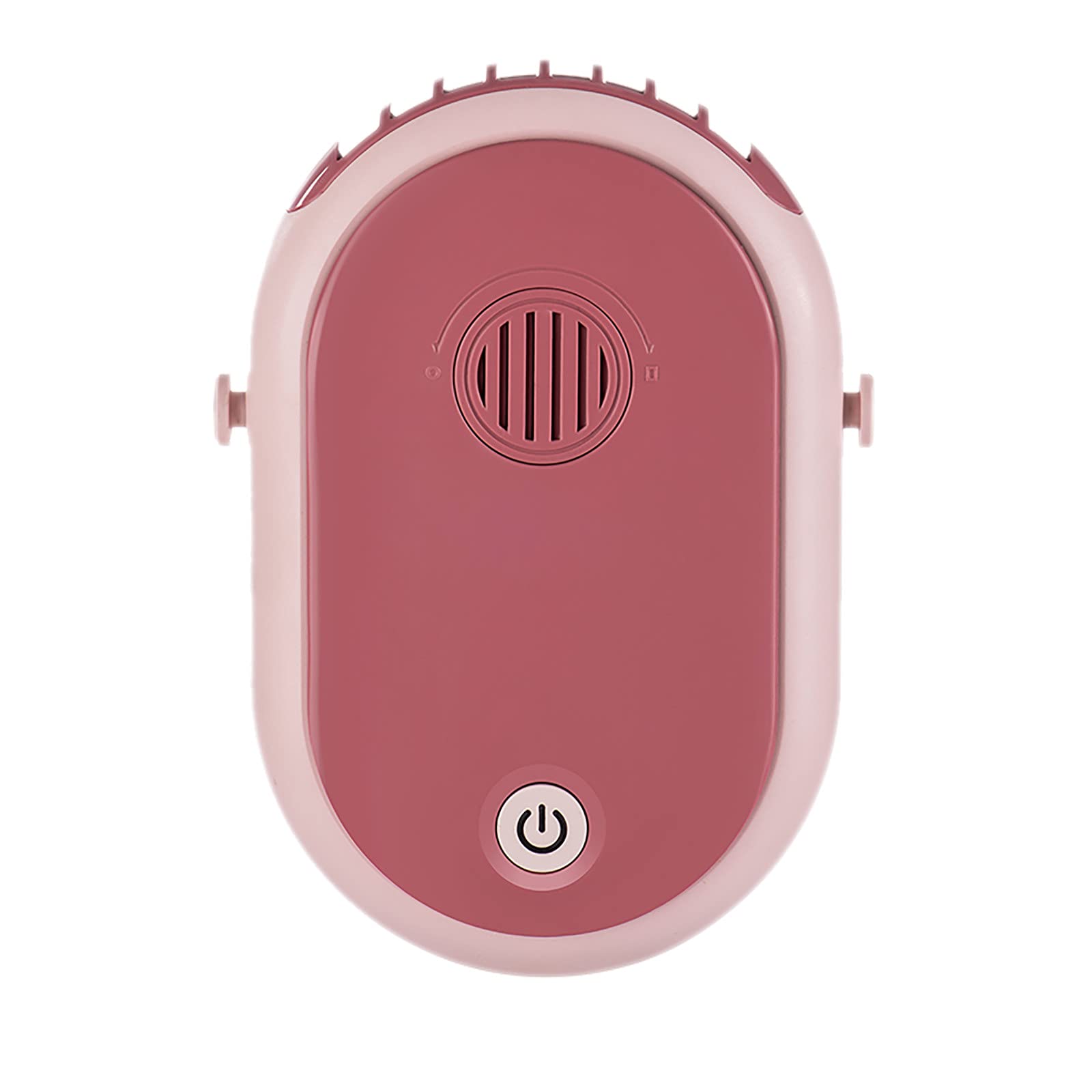 8#GD USB Rechargeable Mini Neck Fan - Portable & Silent Personal Cooling Fan for Outdoor, Office, Travel, and Home Use
