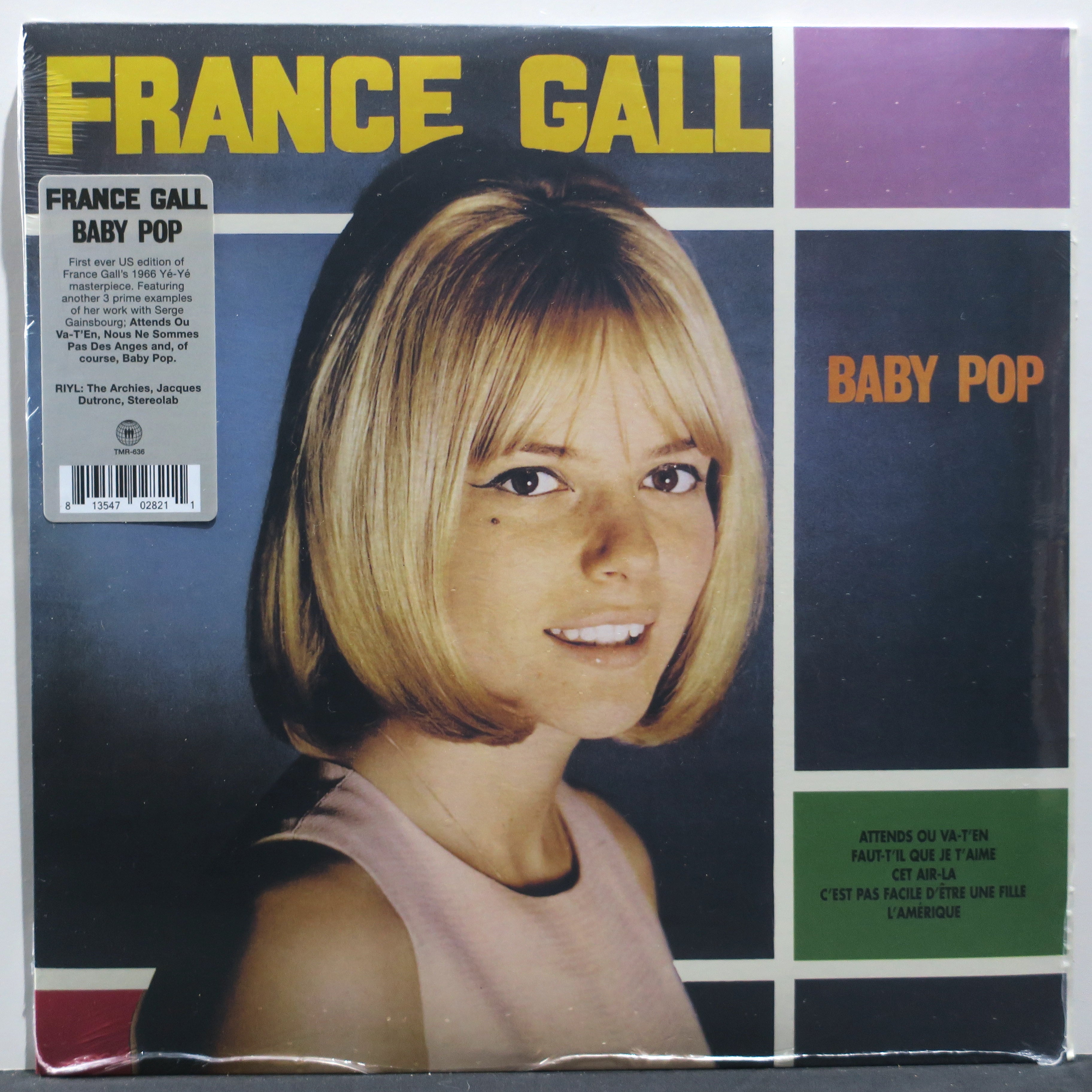 FRANCE GALL 'Baby Pop' 180g Vinyl LP Record - Limited Edition French Pop Music for Collectors & Audiophiles - Perfect for Home Listening & Vintage Music Enthusiasts