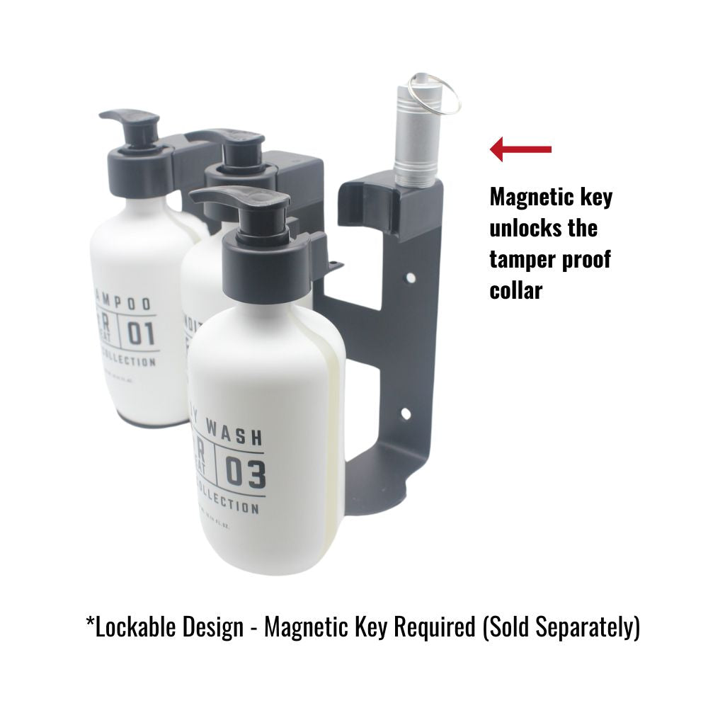 Magic Magnet - Triple Tamper Proof Bracket in Black | Secure Mounting Solution for Home, Office & Retail Displays