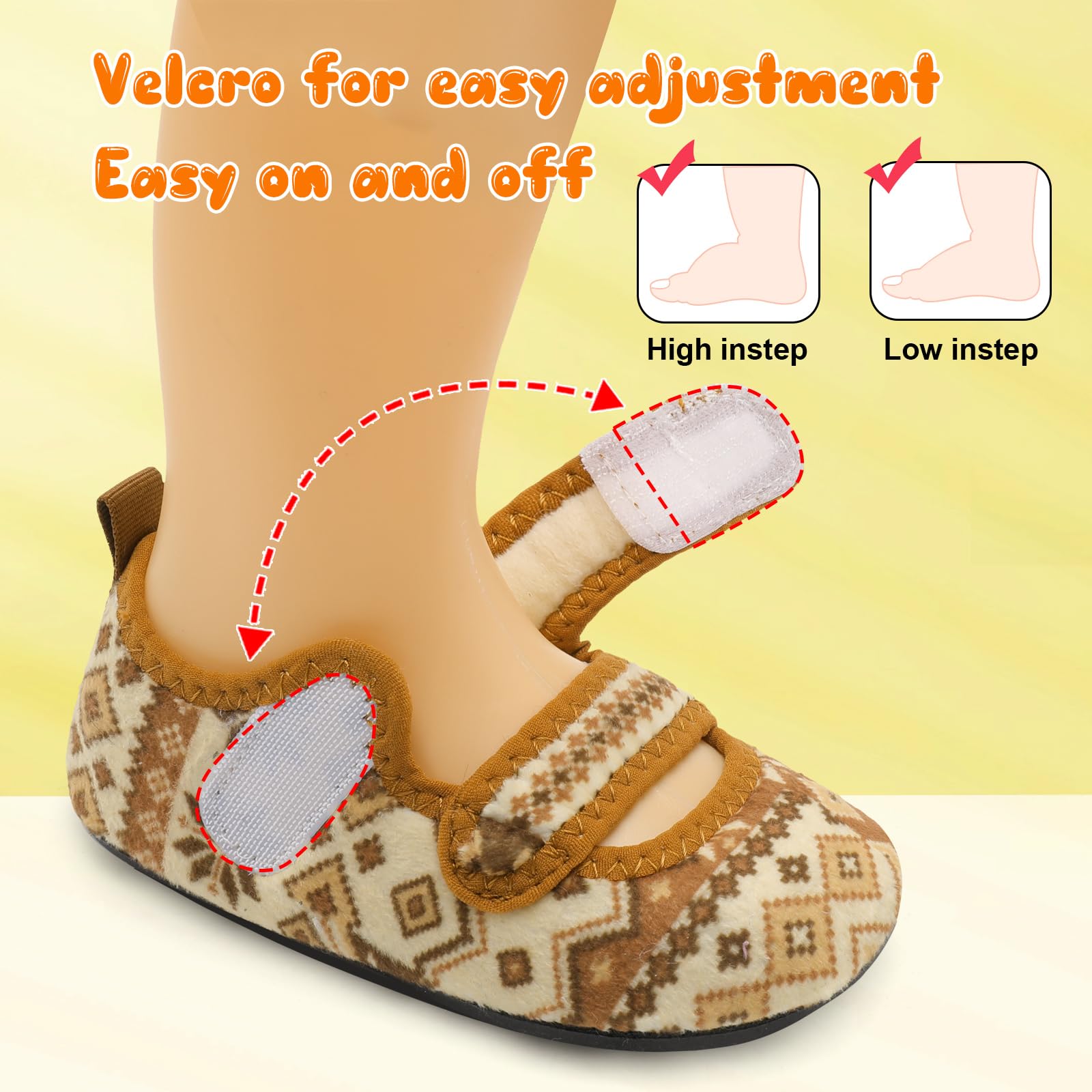 FEETCITY Warm Toddler House Slippers for Boys & Girls - Soft Winter Indoor Socks Shoes for Kids - Perfect for Home, Nursery & Preschool Playtime