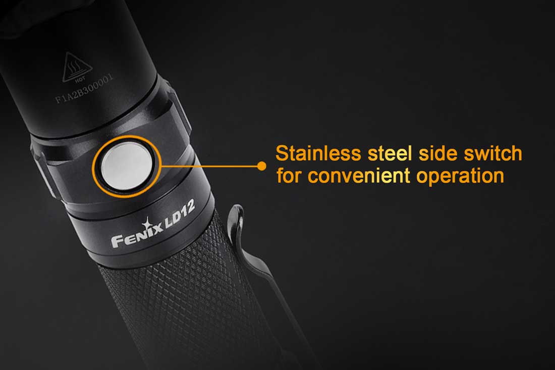 Fenix LD12 Flashlight - High-Performance LED Tactical Flashlight for Outdoor, Camping, Hiking & Emergency Use (2017 Edition)