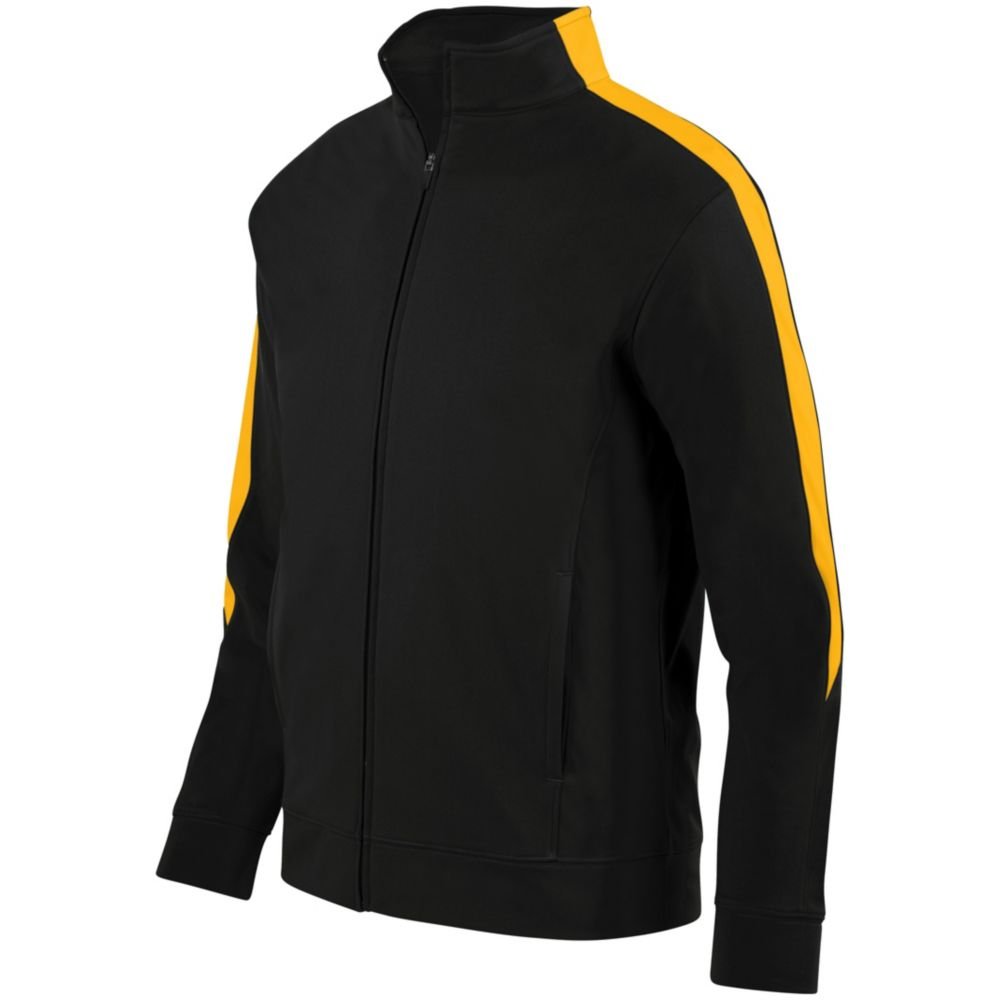Augusta Sports Medalist Jacket 2.0 - Black & Gold - Small Size - Perfect for Golf Tournaments & Outdoor Sports