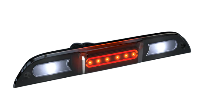 Ford F150 2015-2020 3rd Brake Light Replacement with CREE XML LEDs & Smoked Lens - Does NOT Fit OEM Cargo Bed Camera Models - Perfect for Truck Upgrades & Night Driving Safety