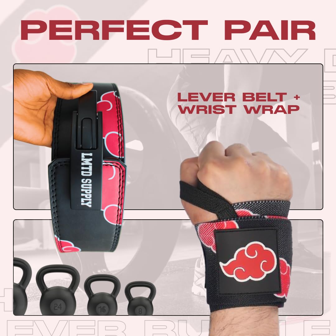 2-Pack Heavy Duty 10mm Anime Lever Belt & 24