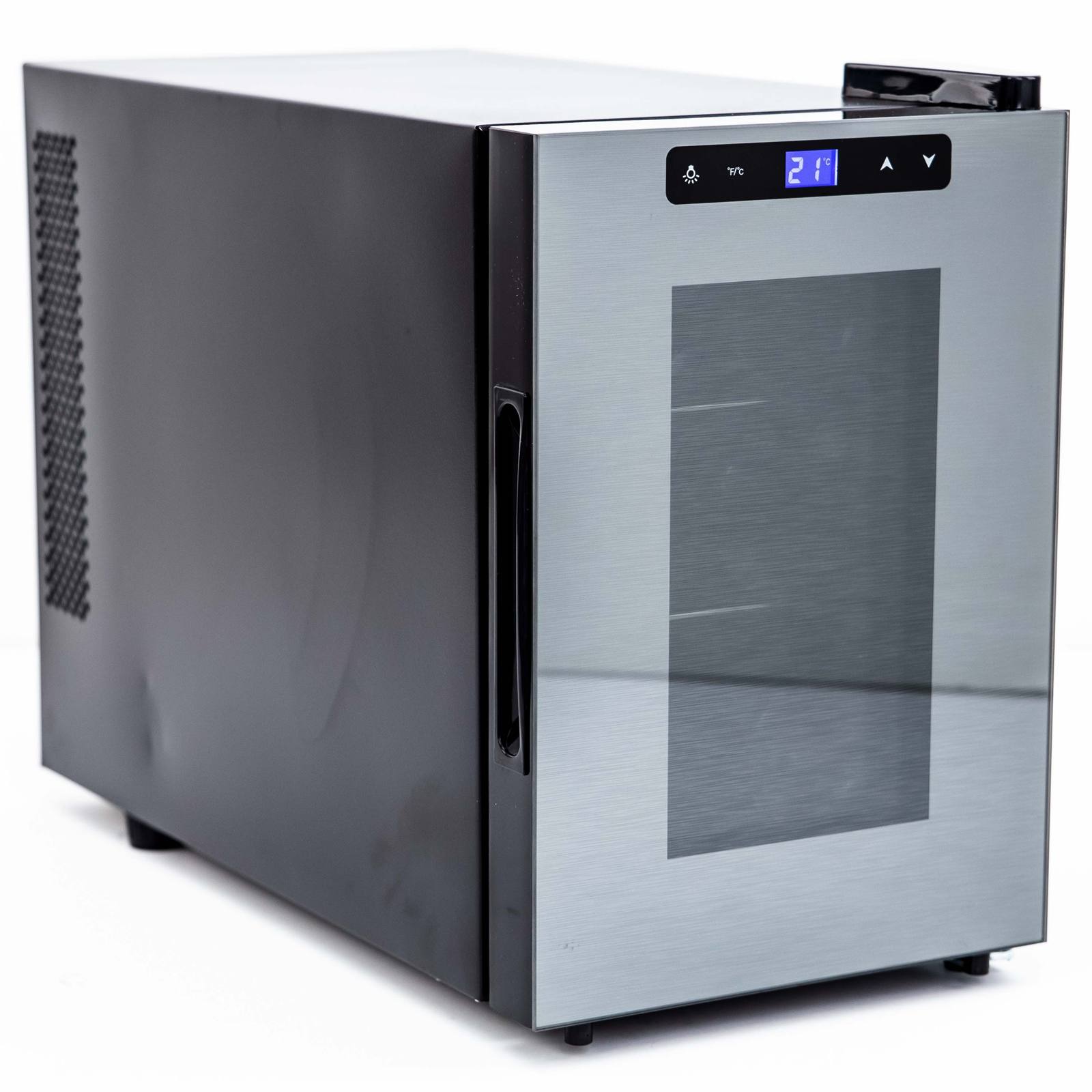 Avanti WCT6C4S 6 Bottle Compact Wine Cooler Refrigerator - Perfect for Kitchen, Bar, Office & Small Spaces - Keep Wine at Ideal Temperature for Maximum Flavor