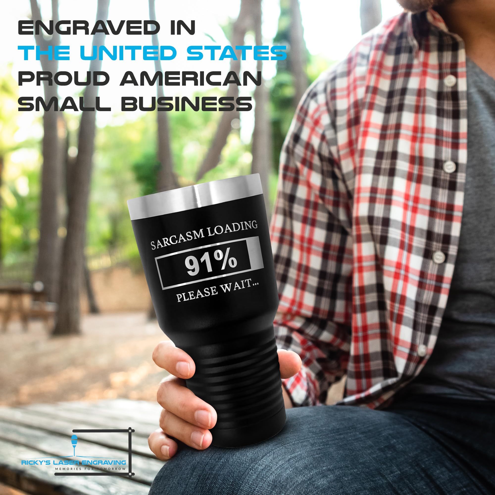 Funny Sarcastic Coffee Mug - 30oz Insulated Travel Tumbler with Straw & Cleaner | Perfect Gag Gift for Men, Women & Coworkers | Birthday & Christmas Present Idea | Great for Office, Commute & Daily Use