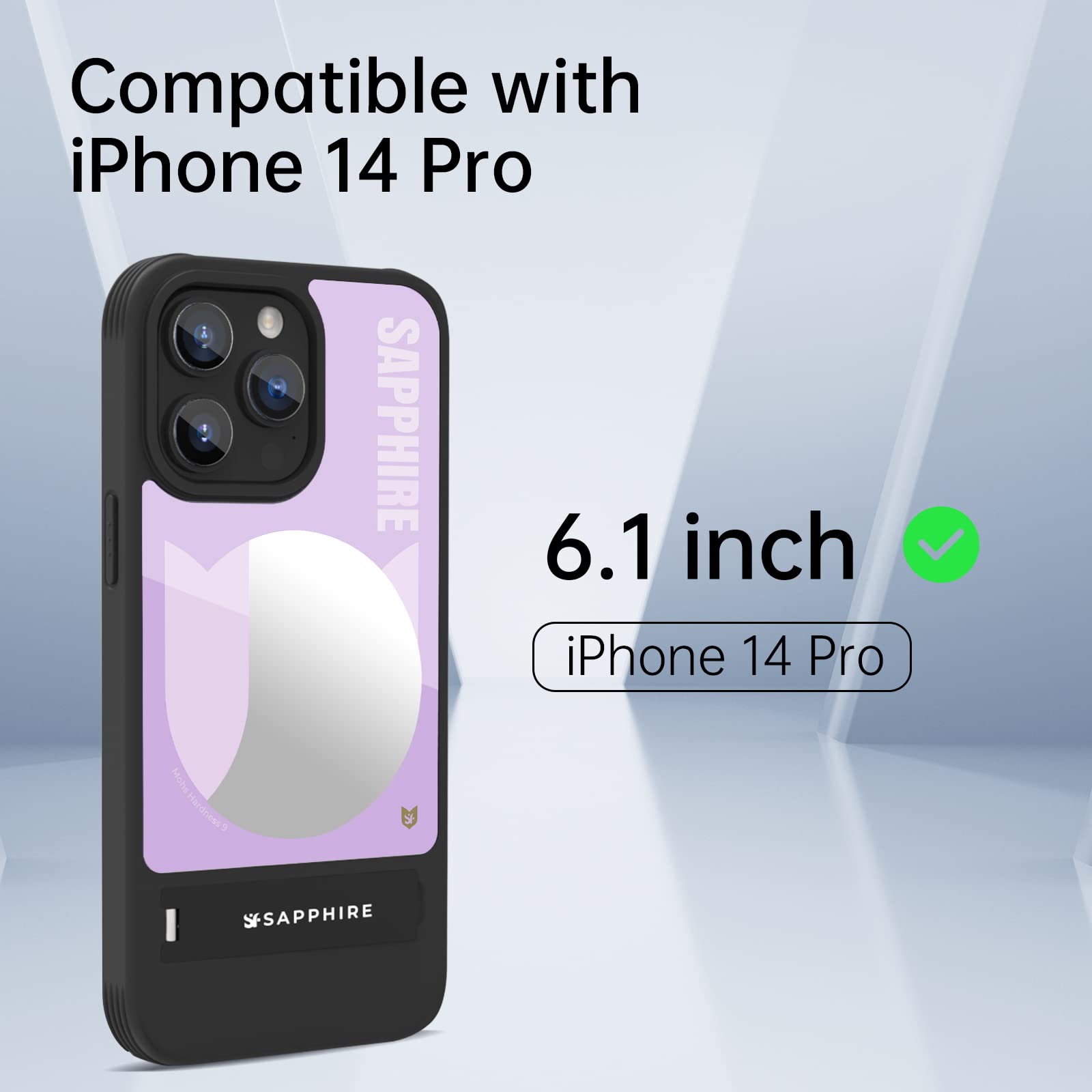 Sapphire Magnetic Shockproof Phone Case for iPhone 14 Pro 6.1