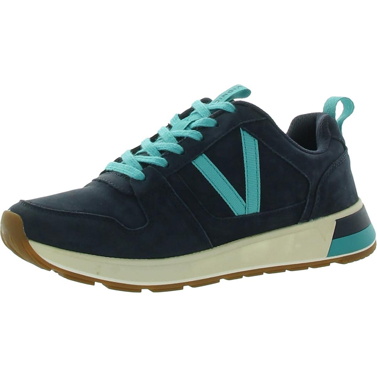 Vionic Women's Curran Rechelle Supportive Casual Sneakers - Orthotic Arch Support, Three-Zone Comfort, Lace-Up Walking Shoes for Plantar Fasciitis Relief - Perfect for Work, Travel & Everyday Wear
