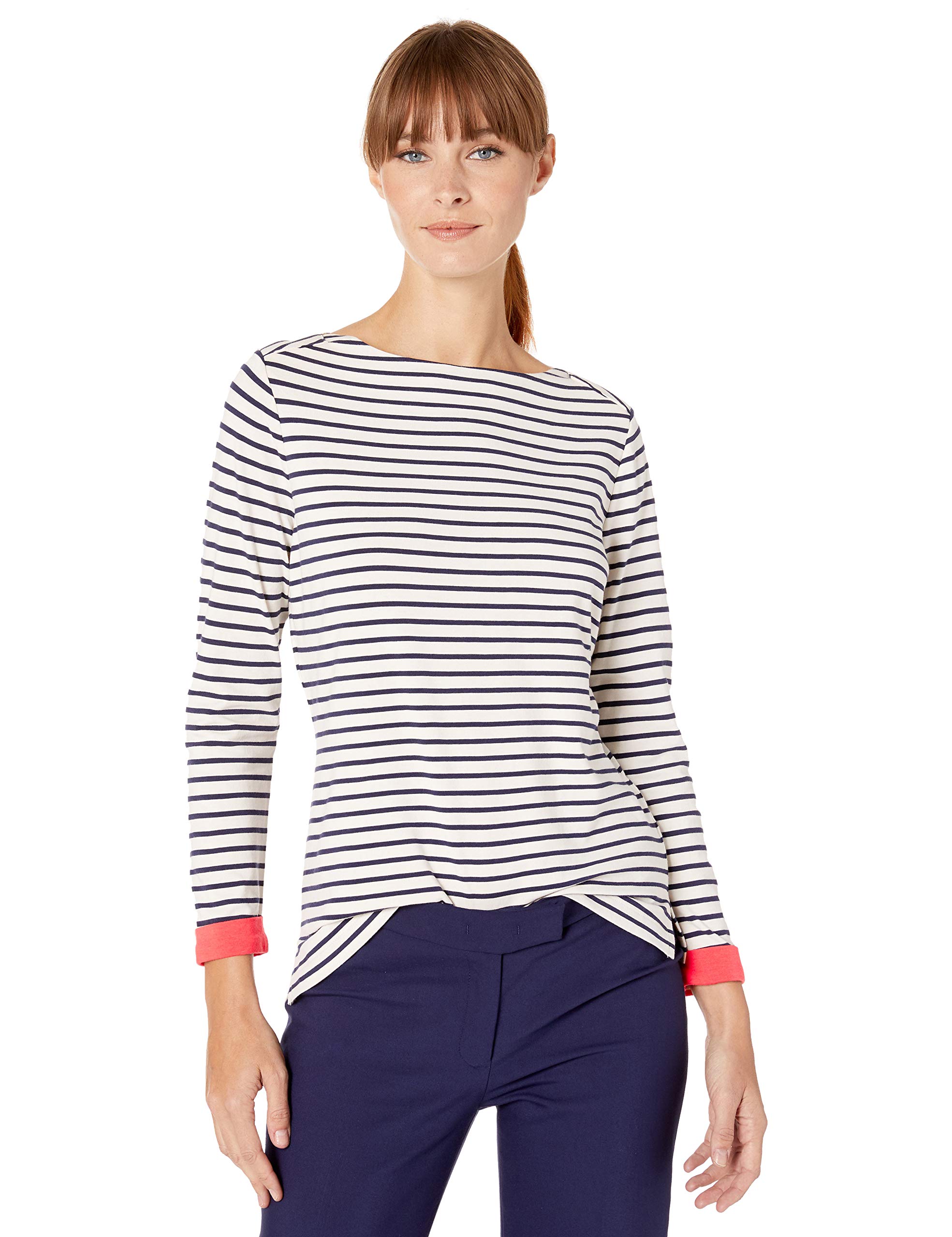 Anne Klein Women's 3/4 Sleeve Boat Neck Blouse - Casual & Elegant Tops for Work, Office & Everyday Wear