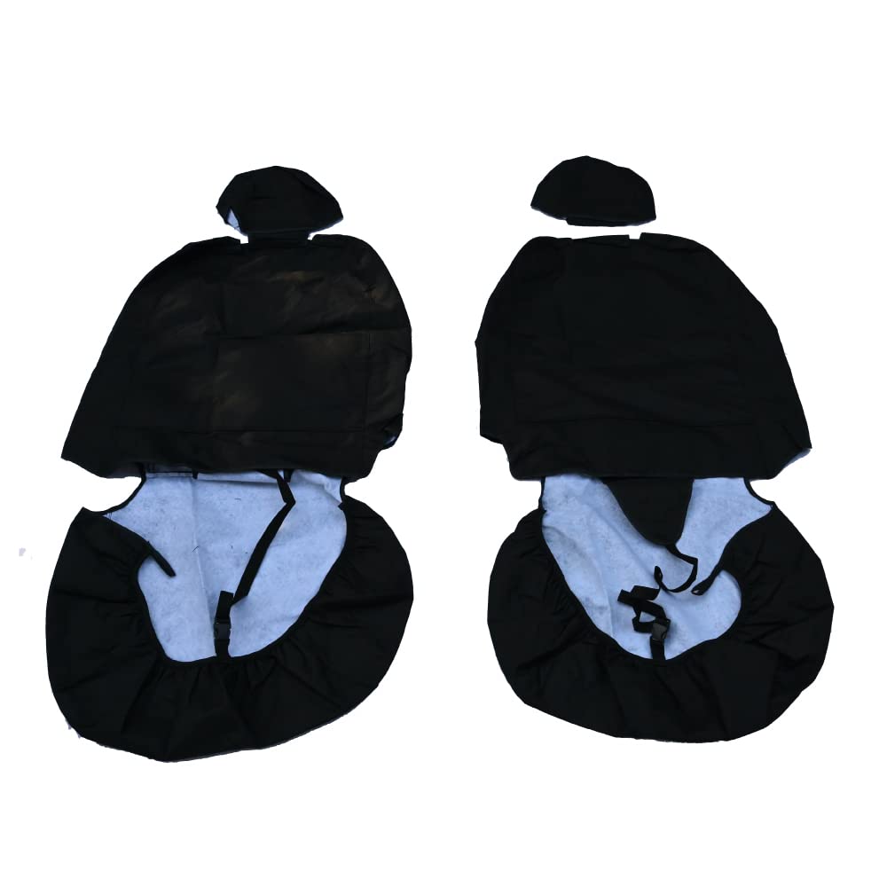 Custom Fit Waterproof Seat Covers for Jeep Wrangler JK (2007-2018) - Front Pair - Black Neoprene Protection | Perfect for Off-Roading, Camping & Daily Driving