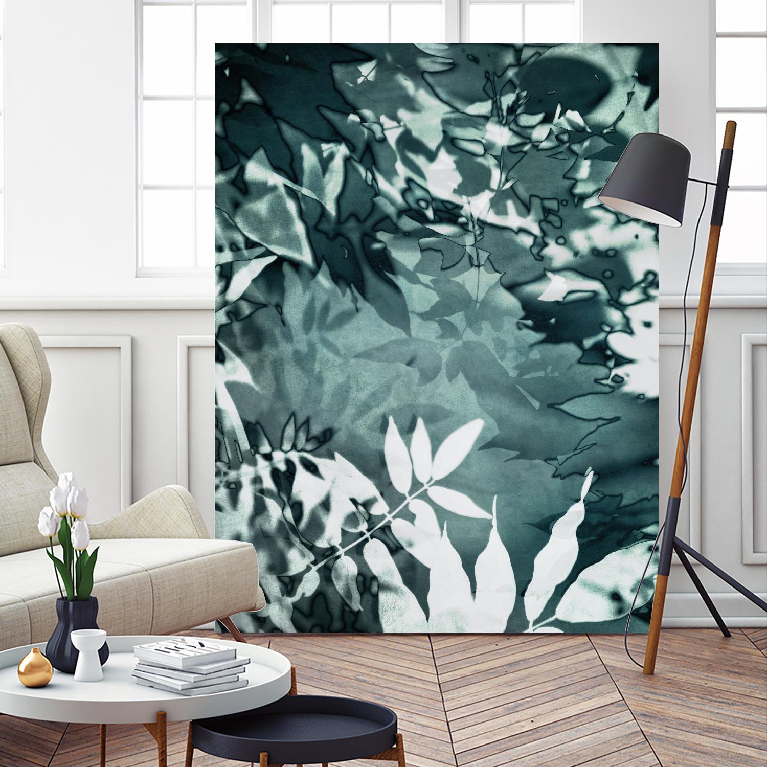 Abstract Leaves Wall Art - Modern Botanical Prints for Home & Office Decor - Perfect for Living Room, Bedroom, or Workspace