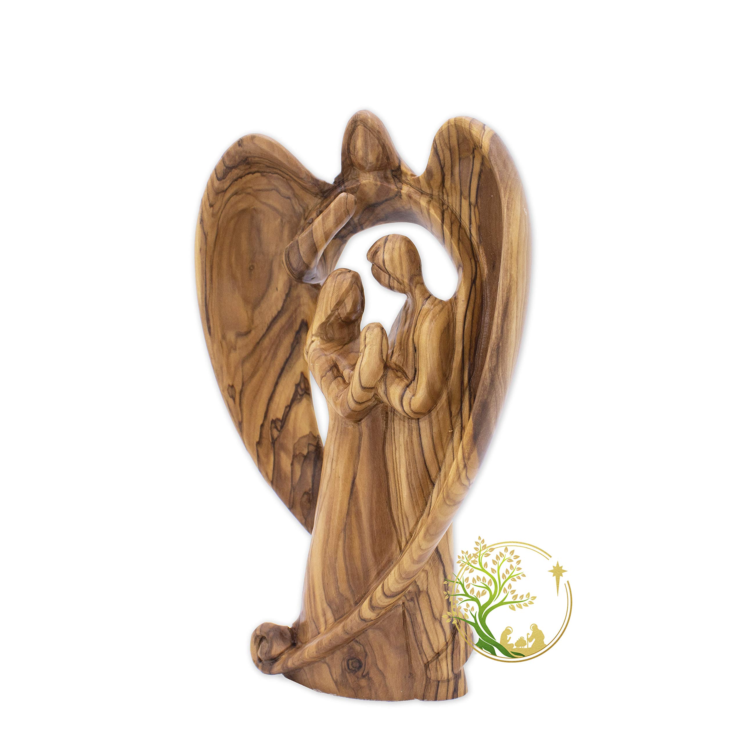 Wedding Couple Statue - Romantic Wooden Figurine for Engagement, Anniversary & Religious Gifts | Perfect Wedding Gift for Couples | Home Decor & Wedding Table Centerpiece