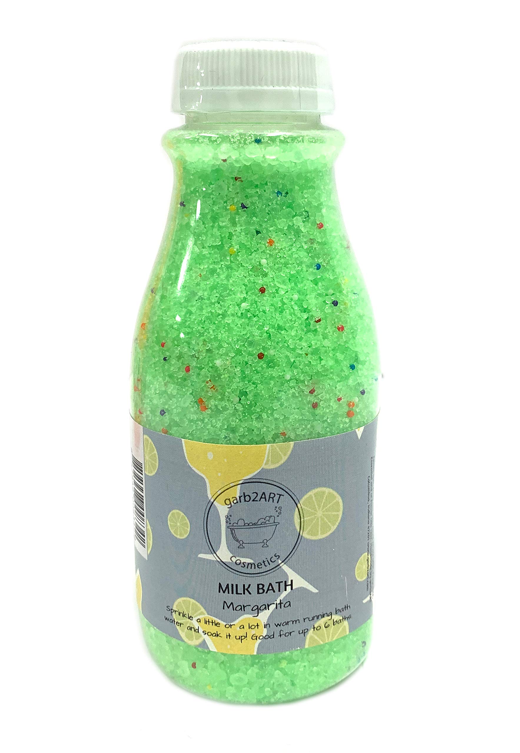 Organic Milk Bath Powder with Margarita Scent - Luxurious Skincare for Dry Skin, Spa Day & Relaxation at Home
