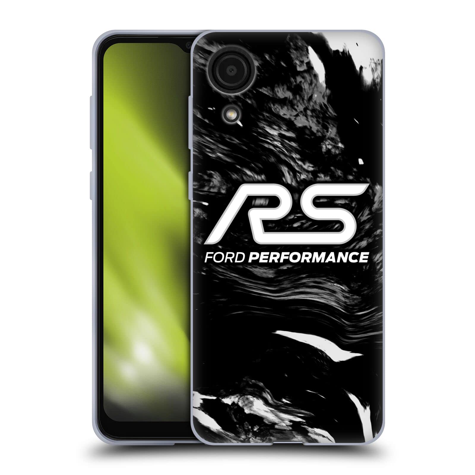 Head Case Designs Officially Licensed Ford Motor Company Marble RS Logos Soft Gel Case for Samsung Galaxy A03 Core (2021) - Durable Protection for Everyday Use