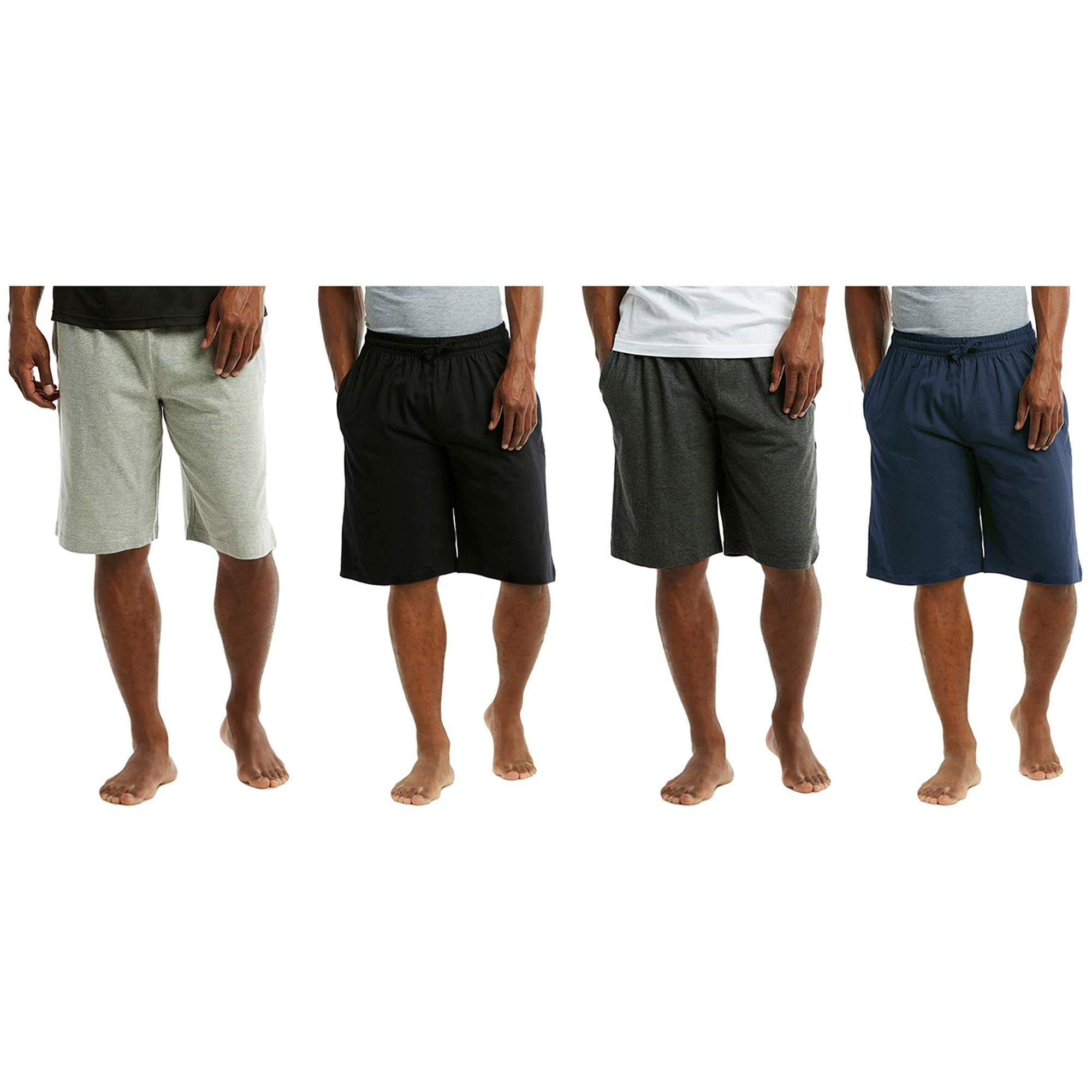 Brave Men's Cotton Super Soft Knit Lounge Shorts - Comfortable Sleepwear & Home Wear for Relaxing, Lounging & Nighttime Comfort