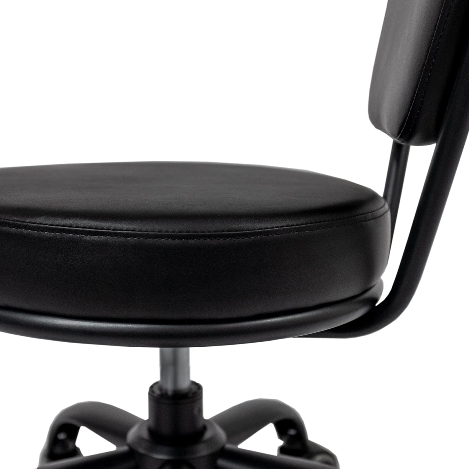 Premium Dayton Salon Pedicure Technician Stool - Adjustable Hydraulic Swivel Stool for Spa & Nail Technicians - Ergonomic Beauty Salon Chair for Manicures, Pedicures & Massage Therapy