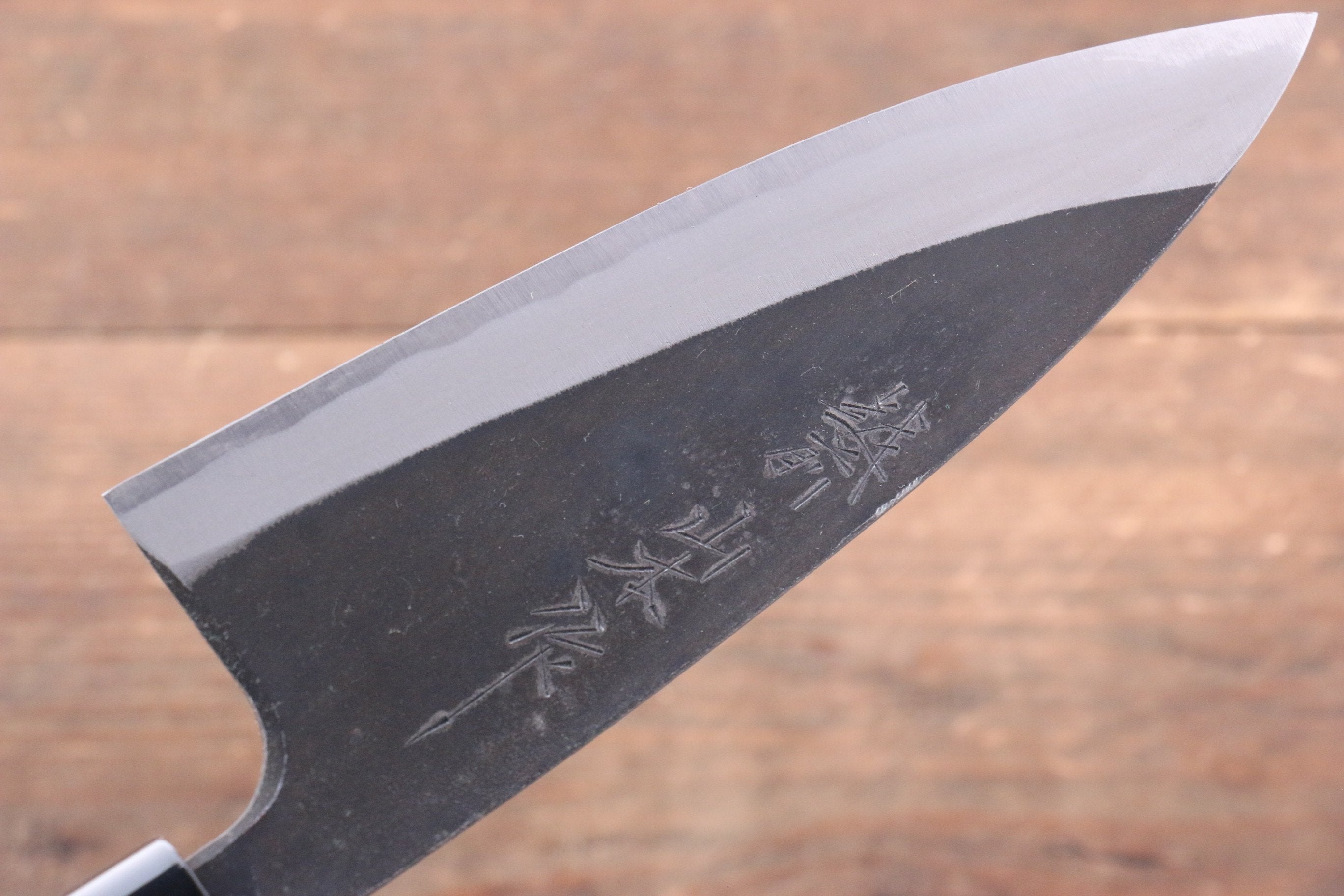 Premium Nao Yamamoto White Steel No.1 Kurouchi Deba Knife 150mm with Bubinga Wood Handle - Japanese Chef Knife for Sushi, Fish Filleting & Meat Cutting