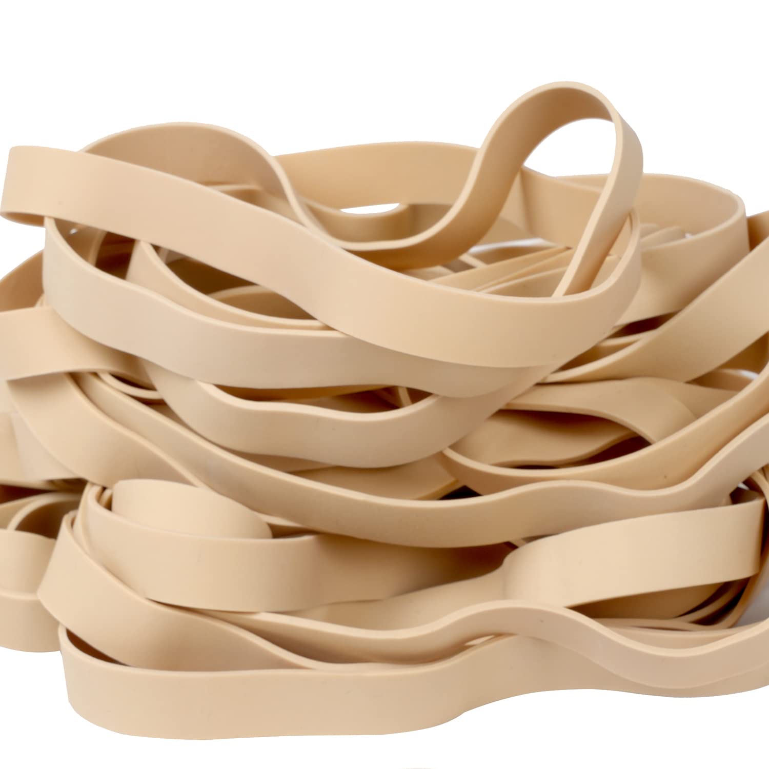AMUU Thick Rubber Bands Size #107 - 30 Pack Wide Elastic Bands (7