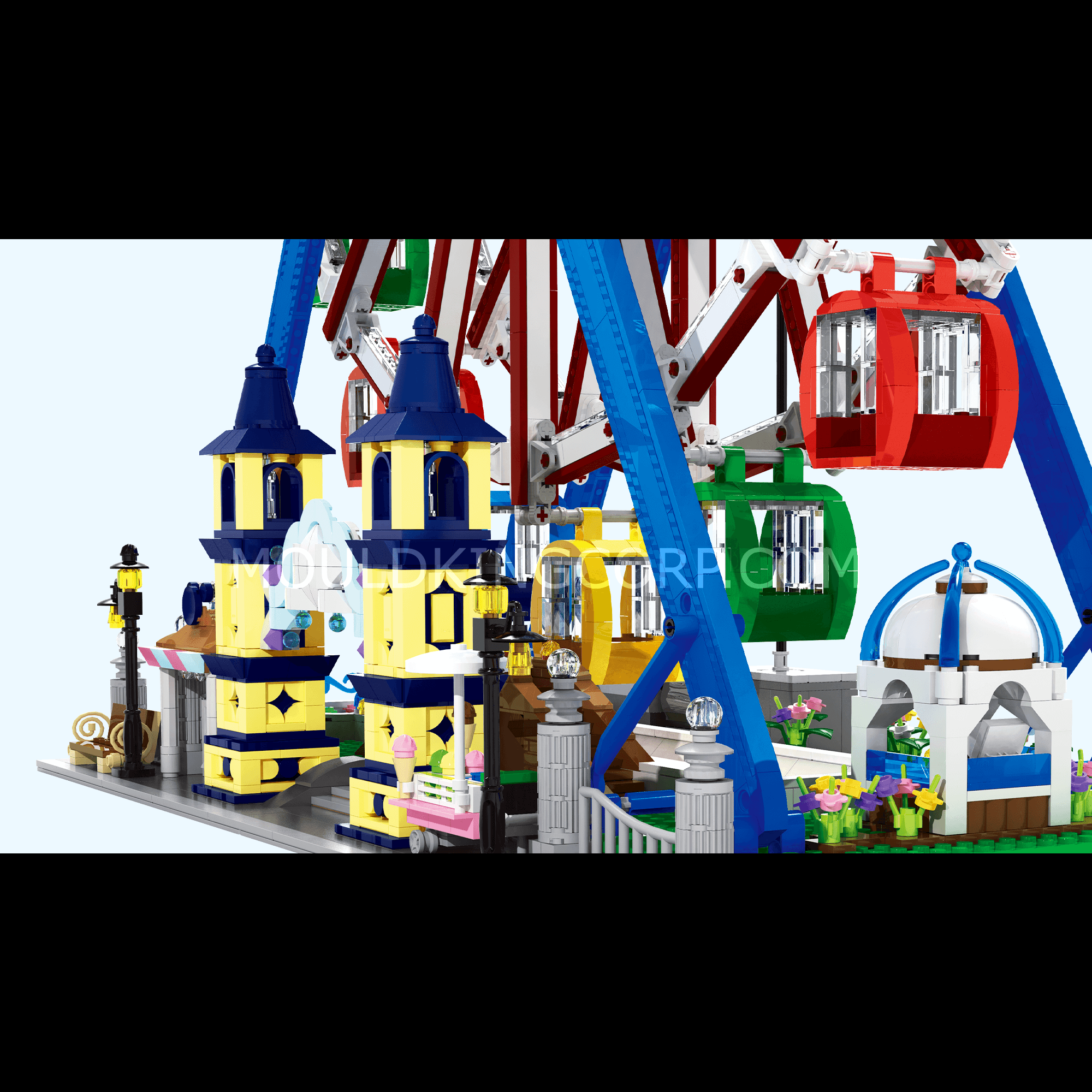 MOULD KING 11006 Ferris Wheel Motorized Building Set - 3,836 Pieces STEM Toy for Adults & Kids, Perfect for Birthday Gifts, Home Decoration & Collector's Display