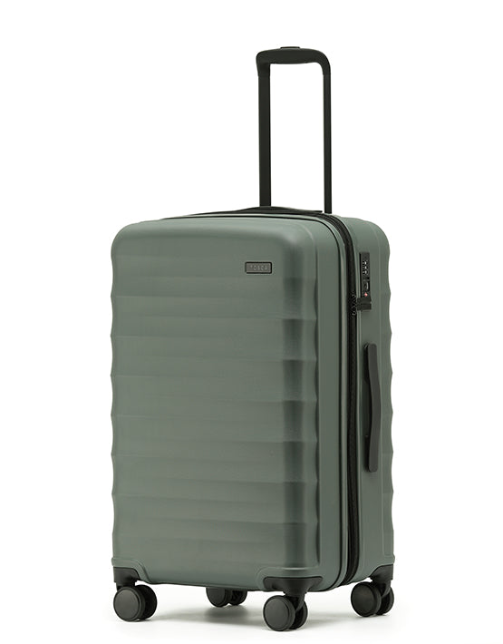 Tosca Interstellar 2.0 26 Inch Medium Spinner Suitcase - Moss Green Carry-On Luggage for Travel, Business Trips & Weekend Getaways