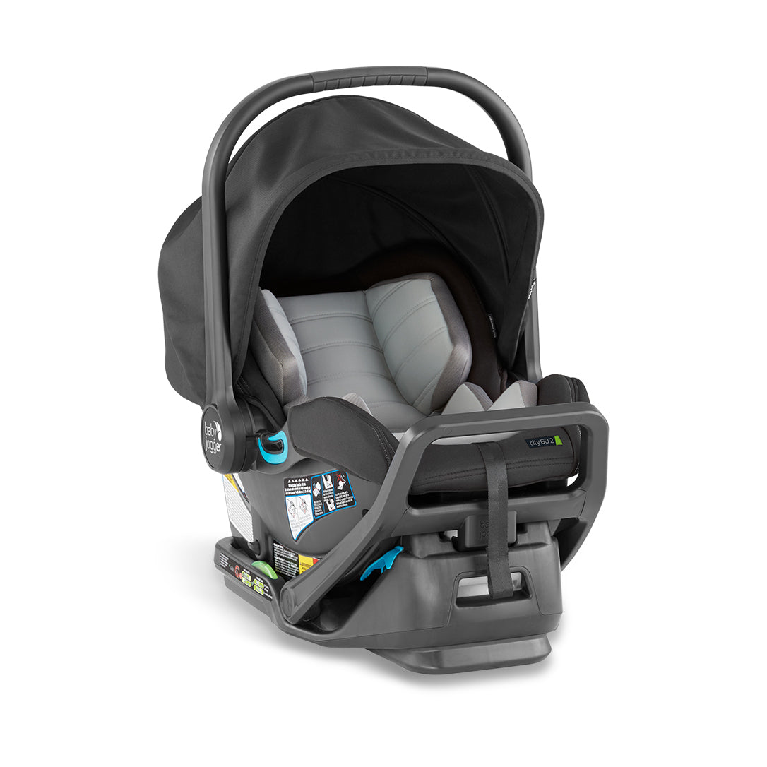 Baby Jogger City GO 2 Infant Car Seat - Lightweight & Safe for Newborns to 35 lbs | Easy Installation & Comfortable for Travel, Stroller Compatibility | Perfect for Daily Commutes, Road Trips & Air Travel with Baby