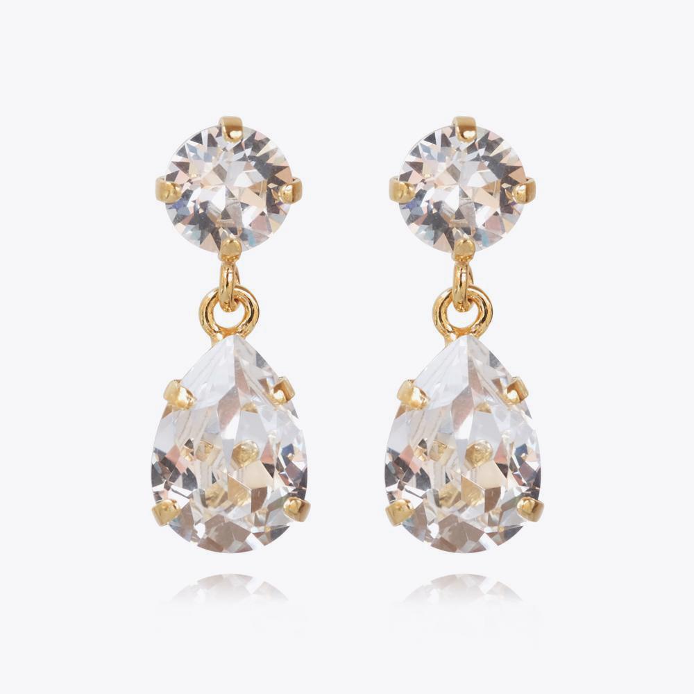 Elegant Mini Drop Earrings with Crystal for Women - Perfect for Weddings, Parties & Everyday Wear