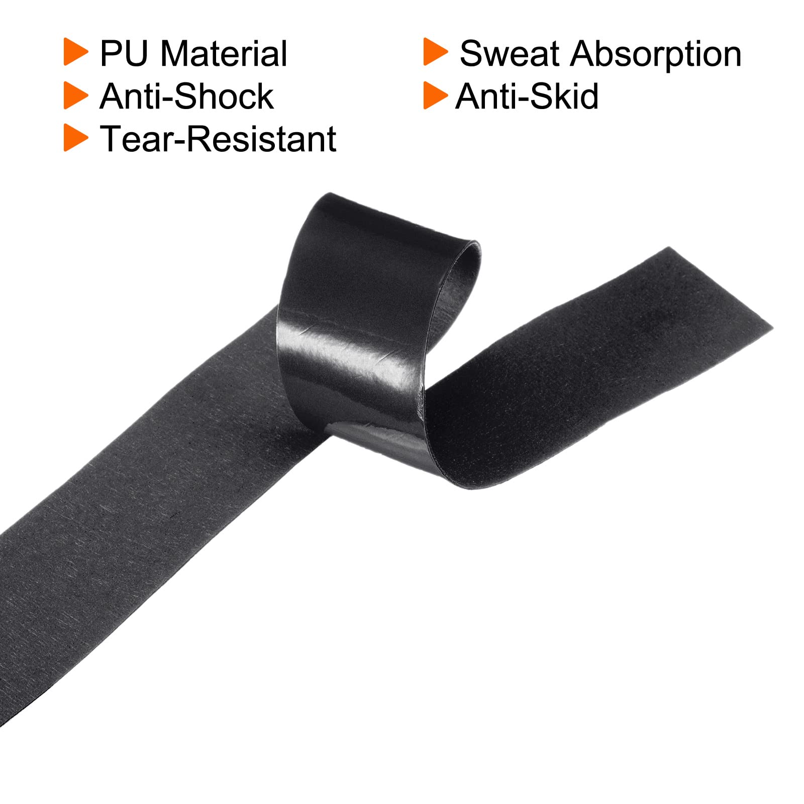 **PATIKIL Tennis Racket Grip Tape - Non-Slip PU Overgrip for Tennis, Badminton & Fishing Rod | Sweat-Absorbent & Stretchy | Perfect for Sports & Outdoor Activities**