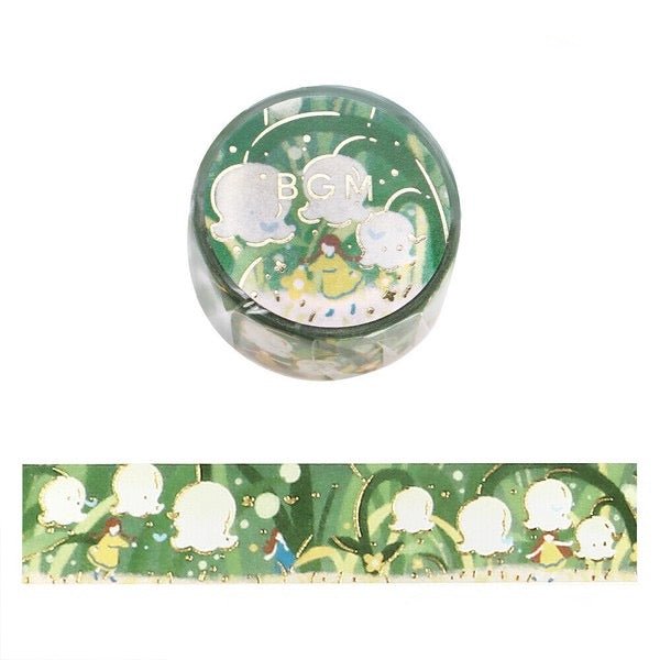 BGM Flower Tale Series 20mm Decorative Washi Tape - Floral Pattern Masking Tape for Scrapbooking, Journaling, DIY Crafts & Home Decor