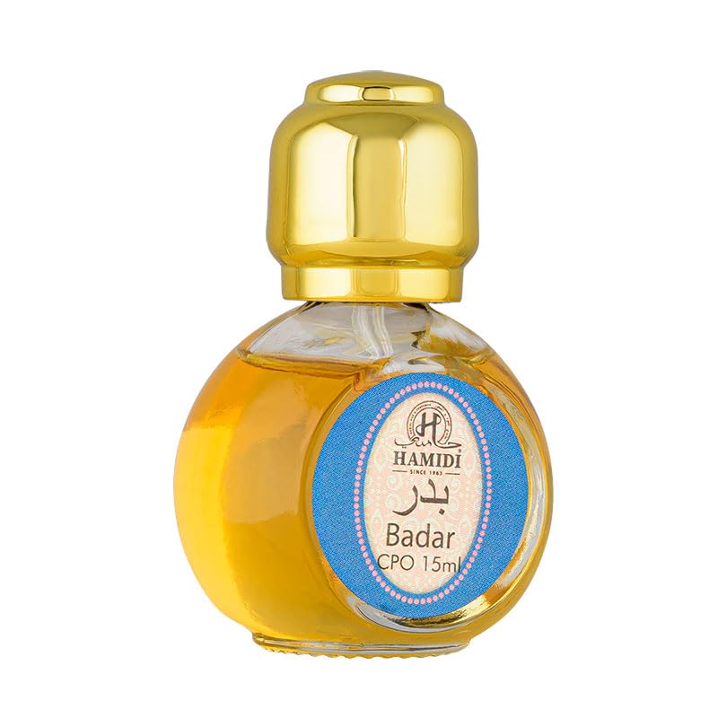 Badar CPO 15ml Attar by Hamidi - Premium Concentrated Perfume Oil for Men, Alcohol-Free Arabic Fragrance with Long-Lasting Scent | Perfect for Daily Wear, Special Occasions & Gift Giving