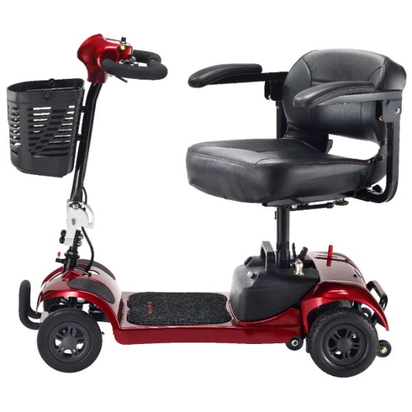 FreeRider USA FR Ascot 4 Wheel Mobility Scooter - Lightweight & Portable for Seniors & Adults - Perfect for Shopping, Travel & Outdoor Adventures