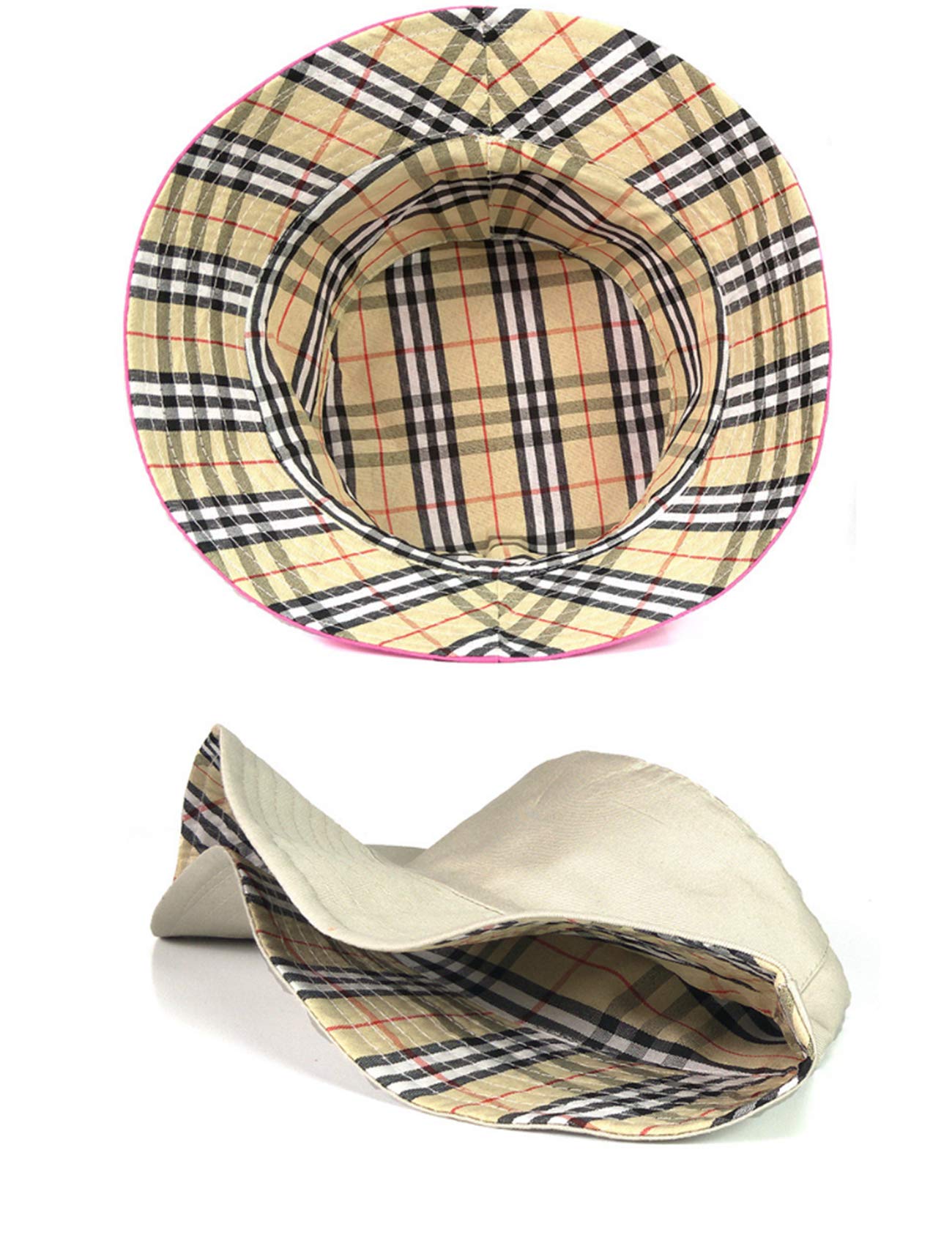 Customizable Sky Blue Cotton Bucket Hat for Women & Kids - Perfect for Summer Travel, Beach Outings, and Outdoor Adventures