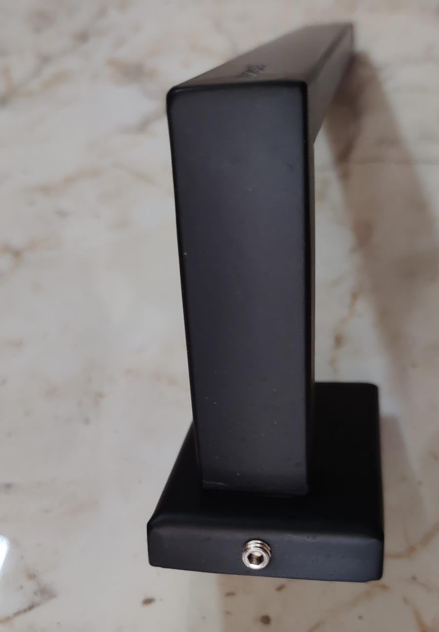 NTCD Eagle Towel Ring - Matte Black Bathroom Accessory, 9x2x2 Inches - Perfect for Modern Bathrooms, Guest Rooms & Spa Decor