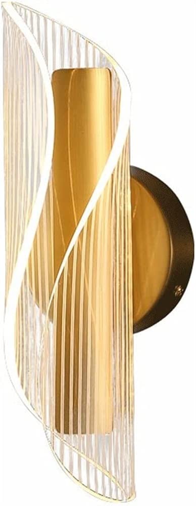 Modern LED Wall Light - Acrylic Decorative Wall Sconce, Energy-Efficient Indoor Lighting Fixture for Bedroom, Hallway, Living Room & Hotel Decor | Perfect for Ambient Lighting and Wall Accents