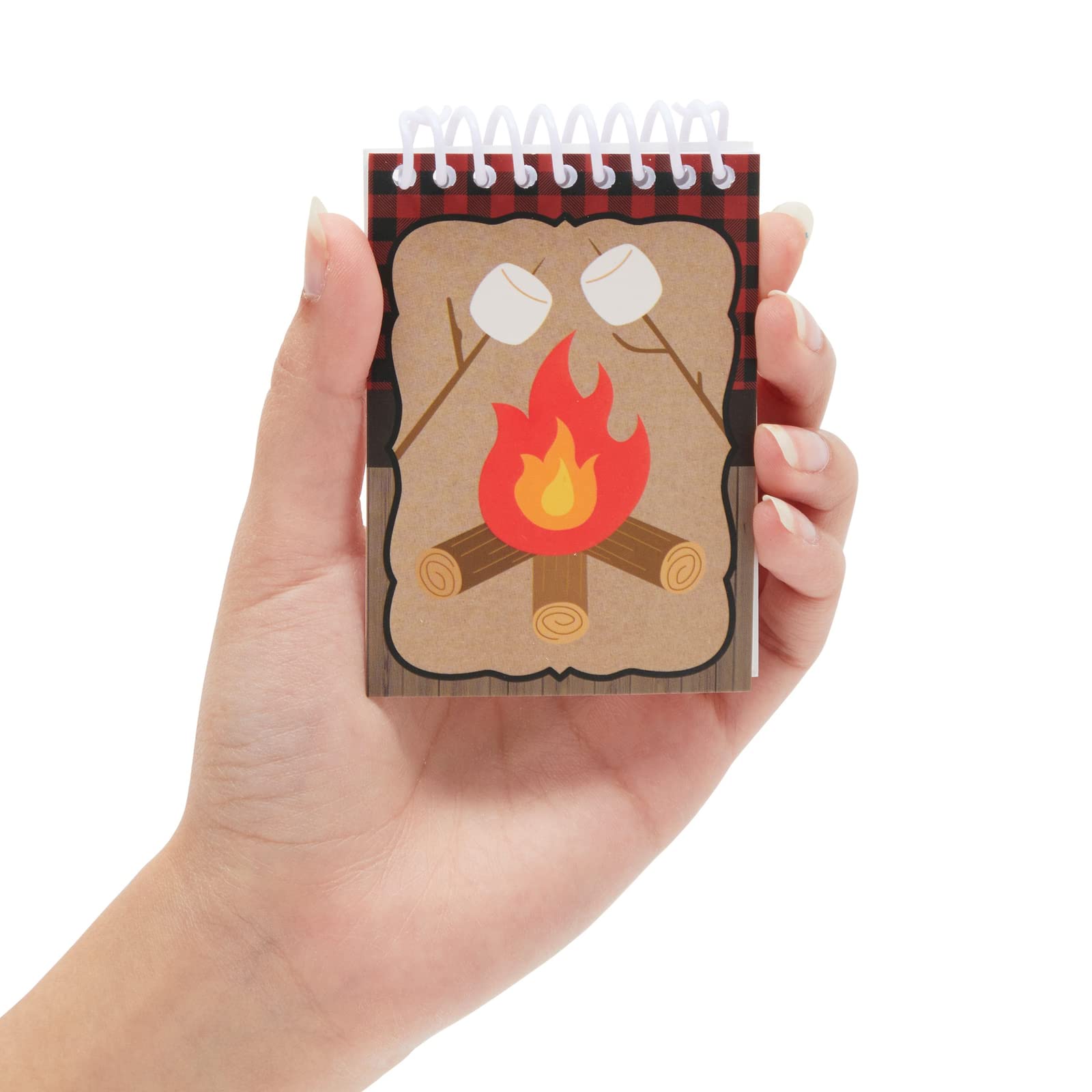 32 Pack Kids Adventure Theme Notepads - 4 Wilderness Designs (2.5
