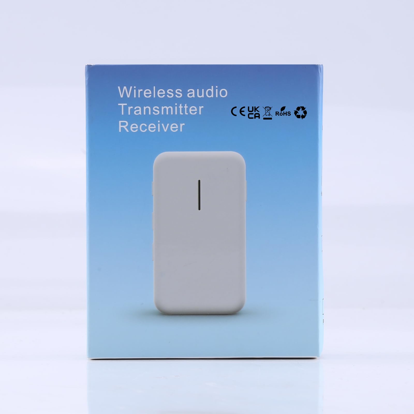 ORIA Bluetooth 5.3 Transmitter and Receiver 2-in-1 Wireless Audio Adapter with TF Card Slot, Volume Control & Noise Cancellation - 3.5mm Aux Bluetooth Converter for TV, PC, Headphones, Speakers, Home Stereo - Perfect for Home Entertainment & Wireless Audio Streaming