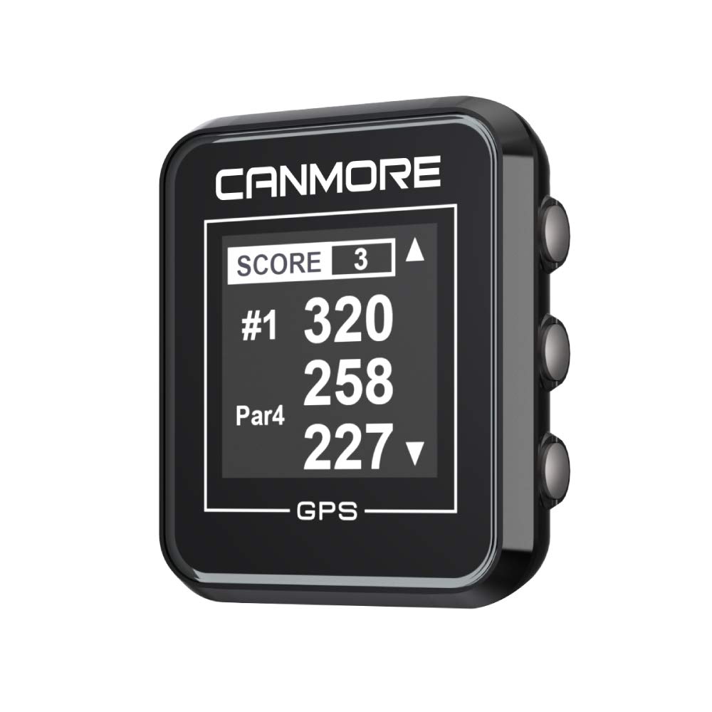 CANMORE H300 Handheld GPS Golf Rangefinder - Accurate Shot Distance & Yardage Measurement with 41,000+ Preloaded Worldwide Golf Courses - Magnetic Clip for Golf Cart - Perfect Golf Accessory for Practice & Tournament Play