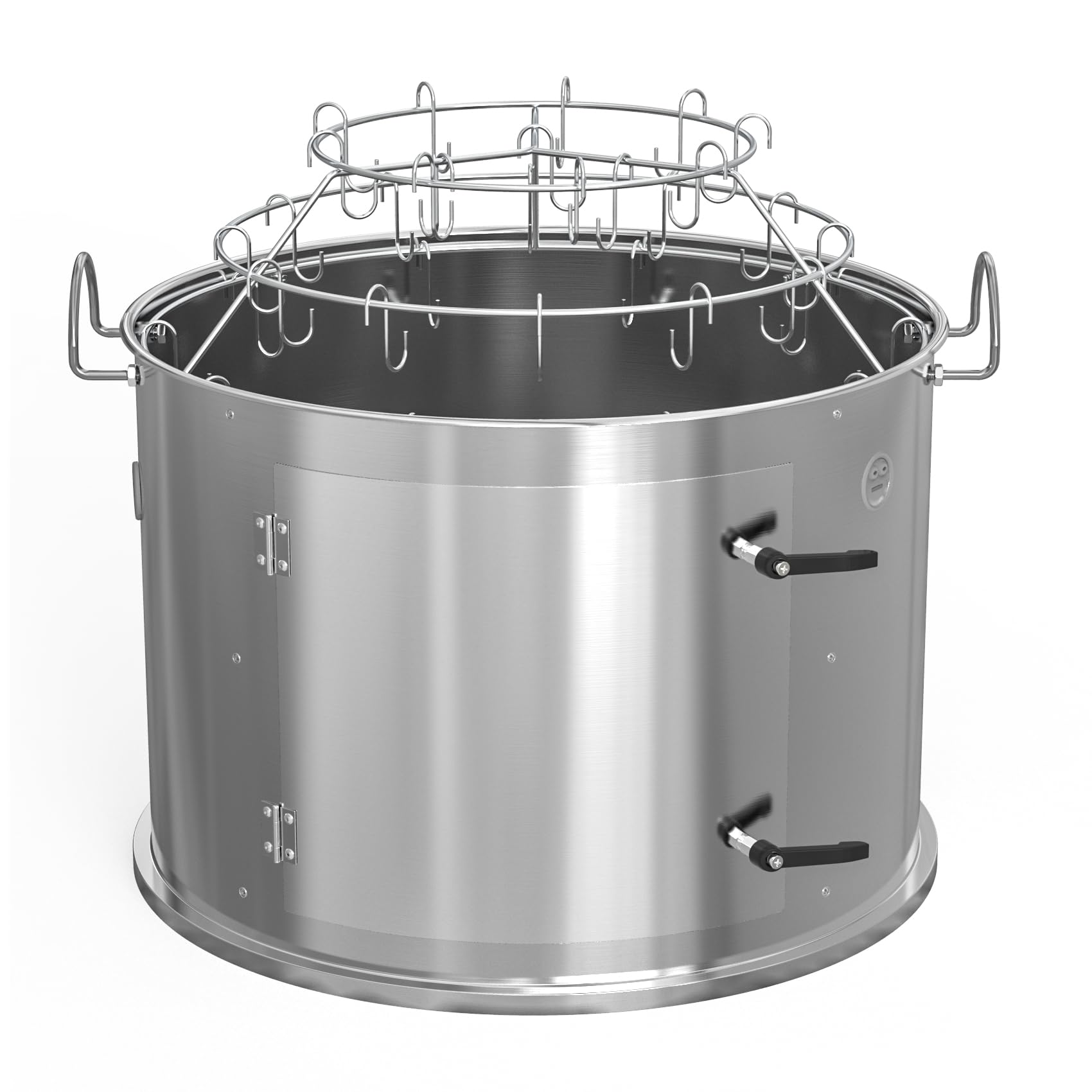 OnlyFire Medium Stainless Steel Smoking Chamber Cooking System for Weber Kettle 57cm Charcoal Grill – Transform Your Kettle into Smokey Mountain Cooker | Perfect for Backyard BBQ, Camping & Outdoor Cooking