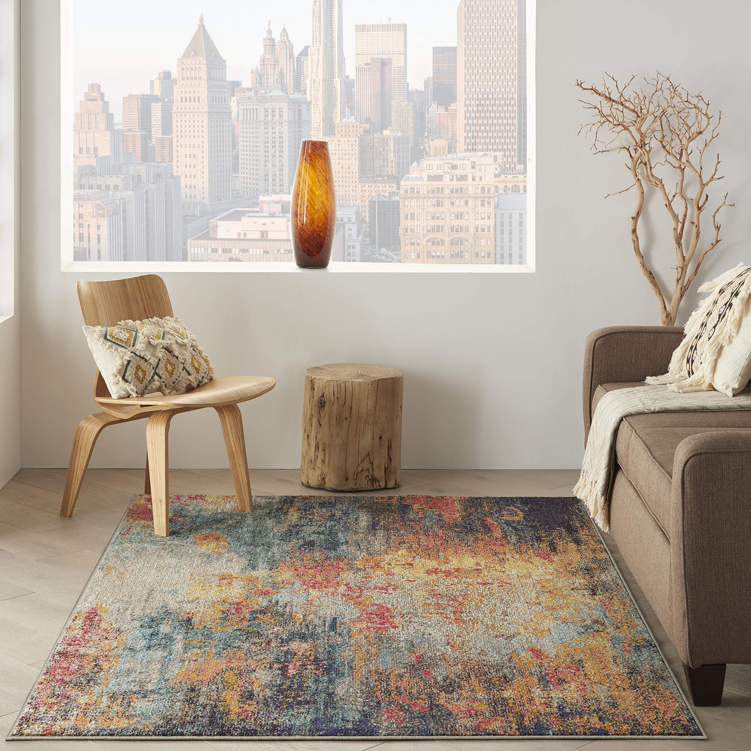 Nourison Celestial Multicolor 5'3