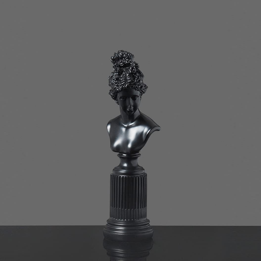 Greek Mythology Goddess Sculpture - Resin Bust Statue for Home Decor, Living Room & Bedroom - Perfect for Modern Interior Design & Mythology Lovers