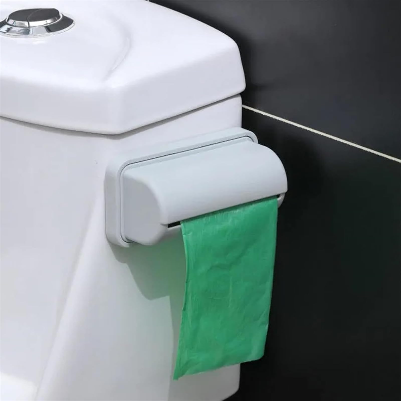 Small Bin Liner Kit - Fine Liner Trash Bags Dispenser for Kitchen, Bathroom & Toilet | Compact Garbage Bag Holder for Indoor Trash Cans | Perfect for Home, Office & RV Use
