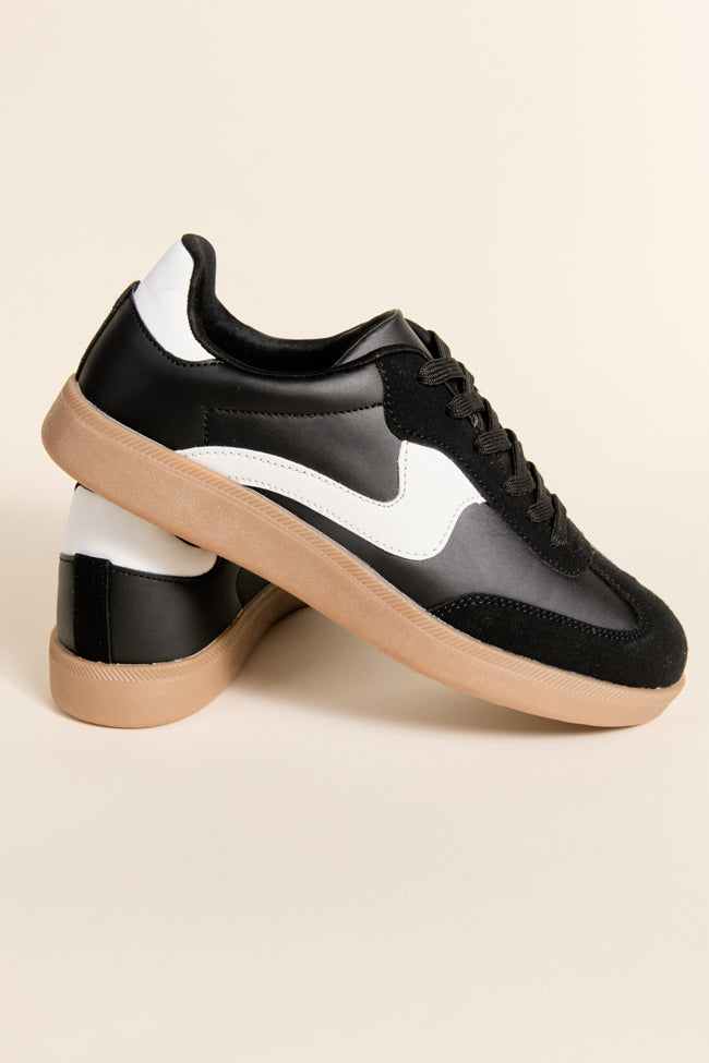 Tiffany Black Swirl Sneakers for Women - Stylish Comfortable Casual Shoes | Perfect for Walking, Running & Everyday Wear