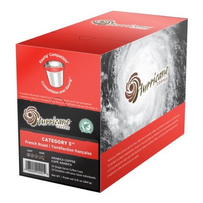 Hurricane Coffee Bold Single Serve K-Cups for Keurig Brewers - Category 5 Dark Roast (48 Count) | Perfect for Office Coffee Stations & Home Morning Brews