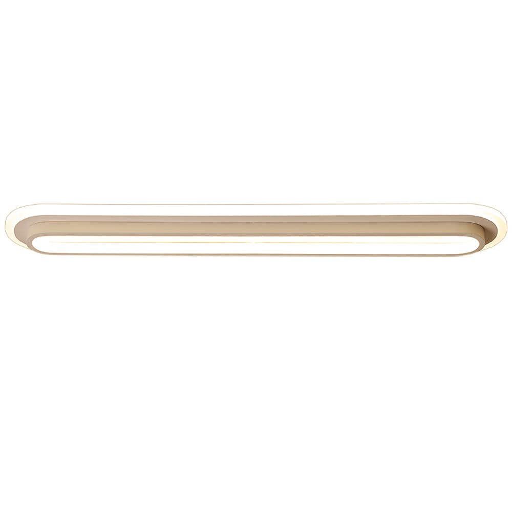 33W Flush Mount Ceiling Light with 3 Adjustable Color Temperatures - Minimalist Strip LED Border Lighting for Home, Corridor & Bedroom - Dimmable Modern Fixture for Living Room, Kitchen & Hallway