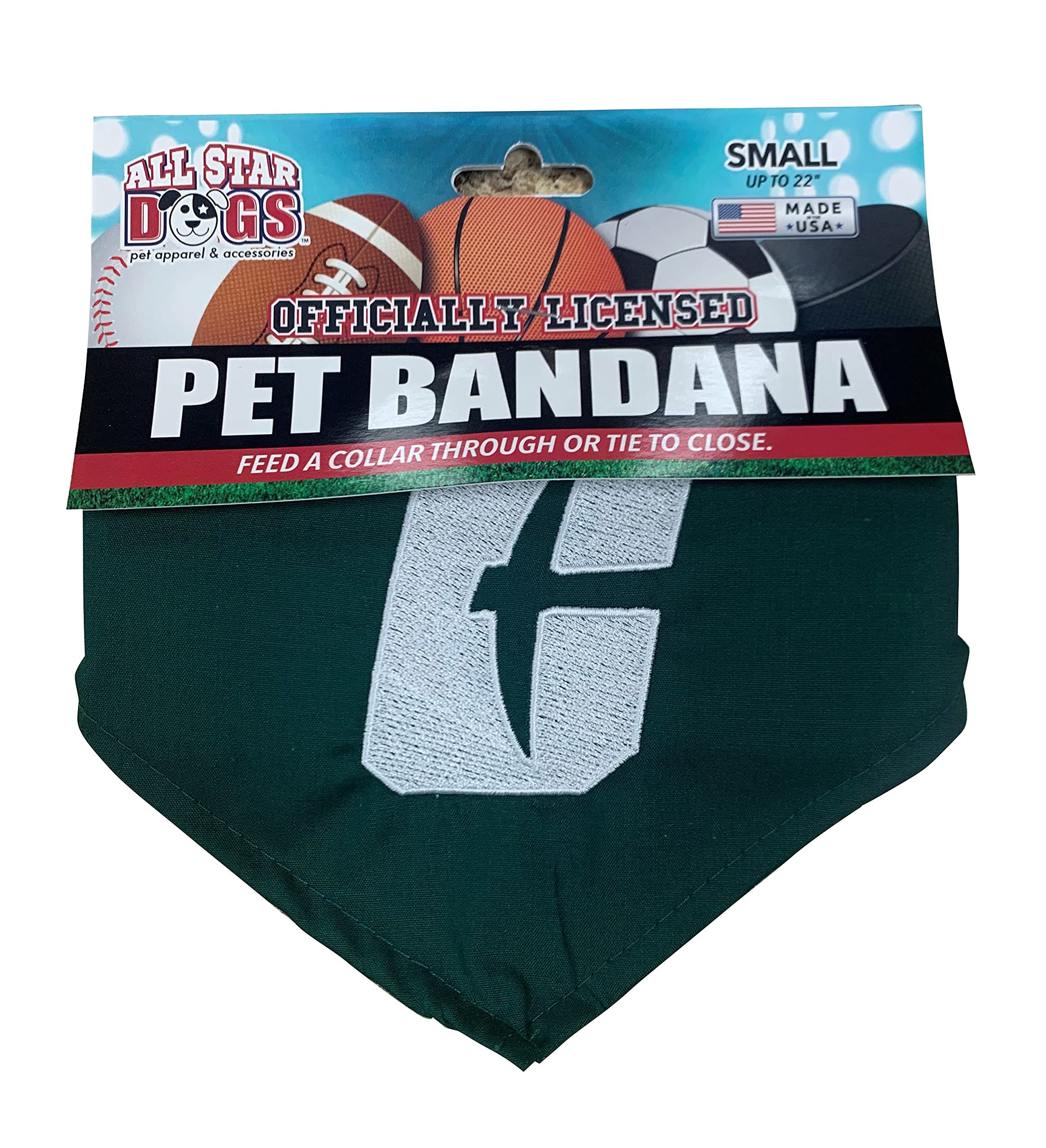 All Star Dogs UNCC Charlotte 49ers Pet Bandana for Dogs - Large Size College Team Spirit Dog Scarf for Game Day, Pet Parades & Fan Events